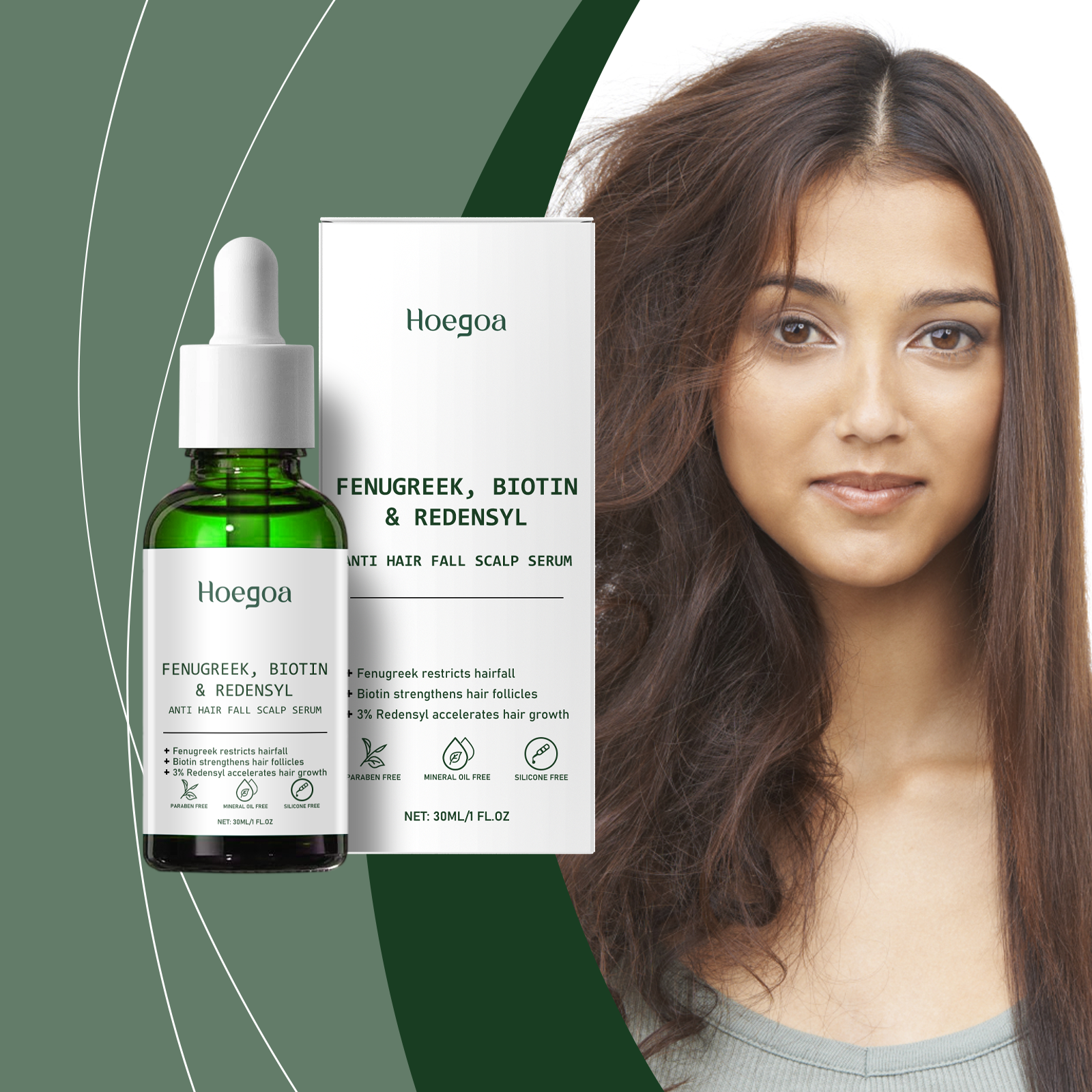 Hoegoa Hair Oils & Treatments hair treatment moisturizing smooth 30ml/盒 | Premium Hair Care - Image 2