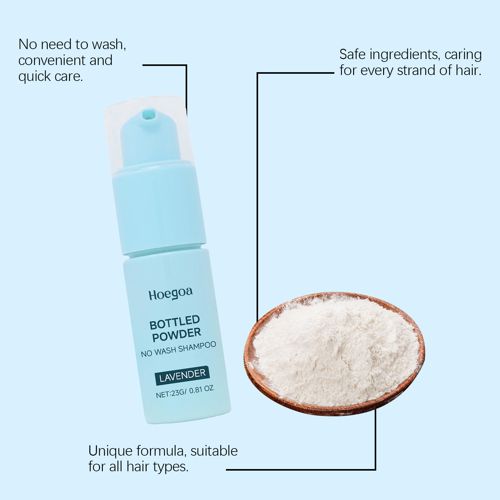 Hoegoa Hair Mousse & Gel volumizing refreshing leave-in 23g | Premium Hair Care - Image 4