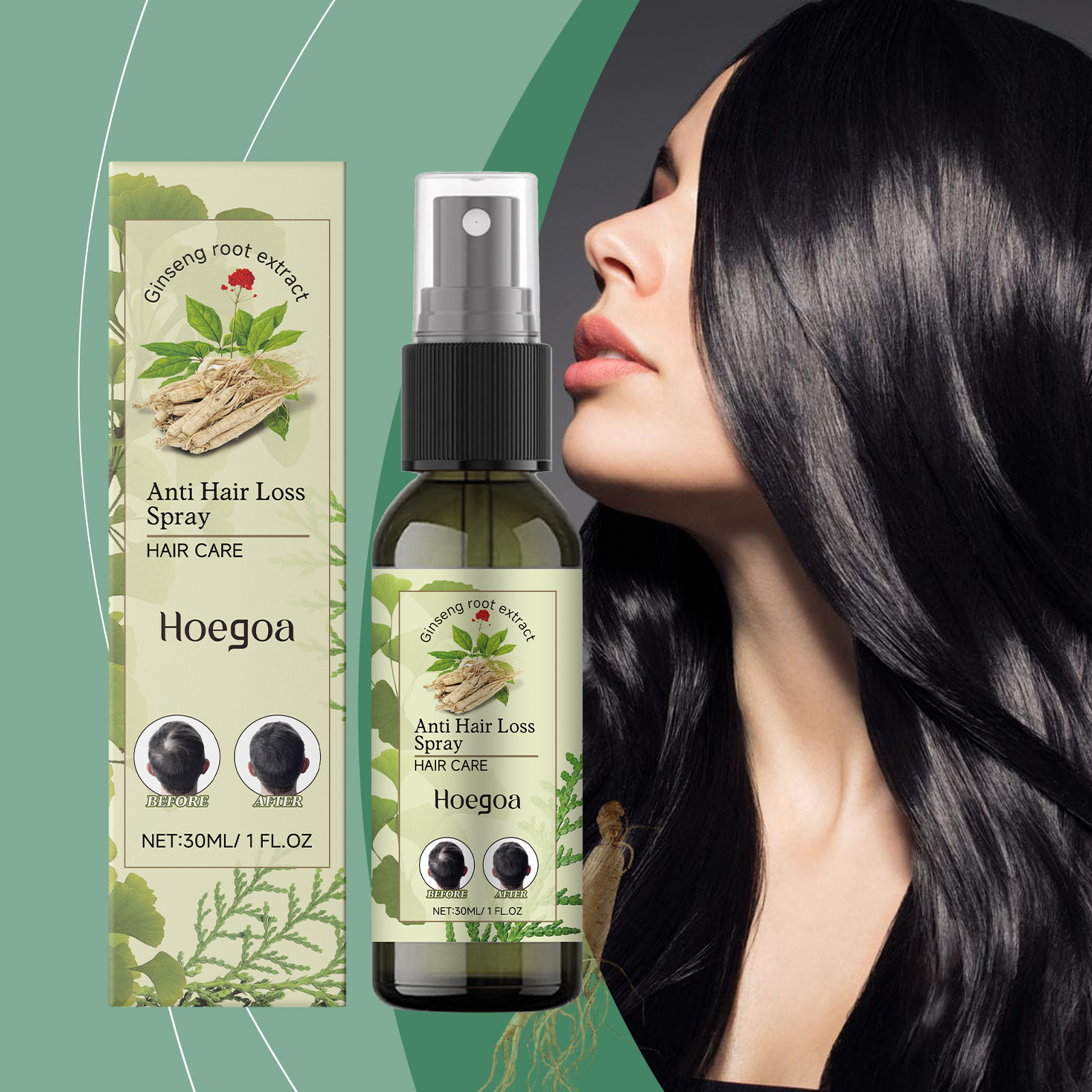 Hoegoa Hair Growth Products hair treatment moisturizing smooth 30ml/盒 | Premium Hair Care - Image 2
