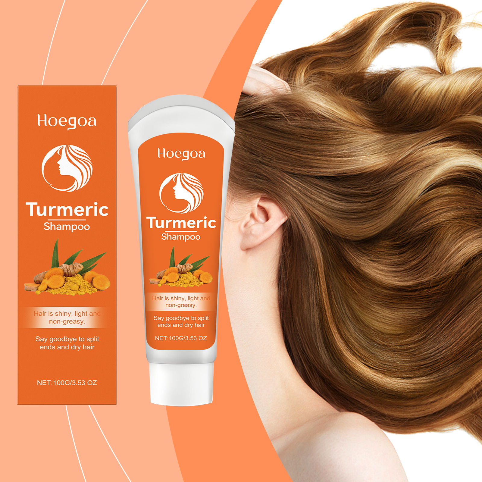 Hoegoa Shampoo shampoo moisturizing smooth 100g | Premium Hair Care - Image 2