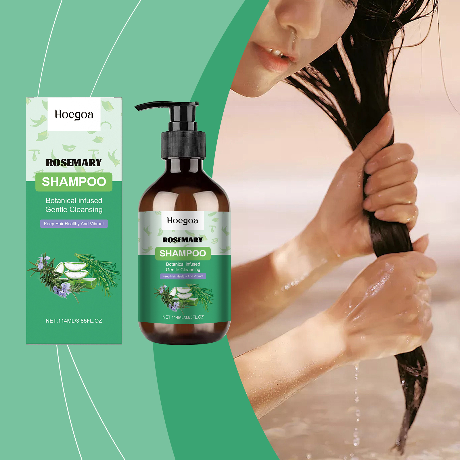 Hoegoa Shampoo hair treatment shampoo smooth 114ml | Premium Hair Care - Image 2