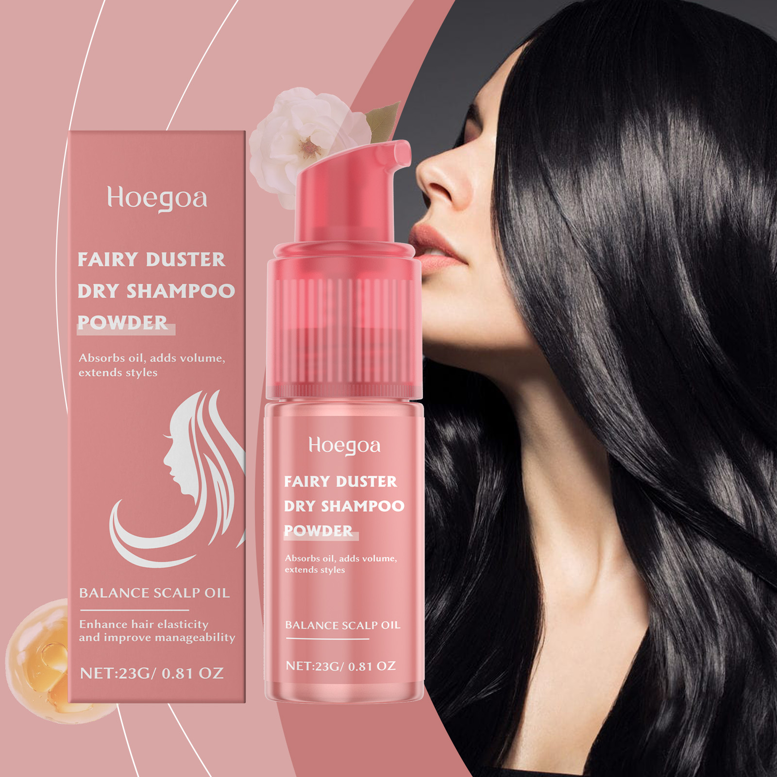 Hoegoa Hair Mousse & Gel moisturizing smooth refreshing 23g | Premium Hair Care - Image 2