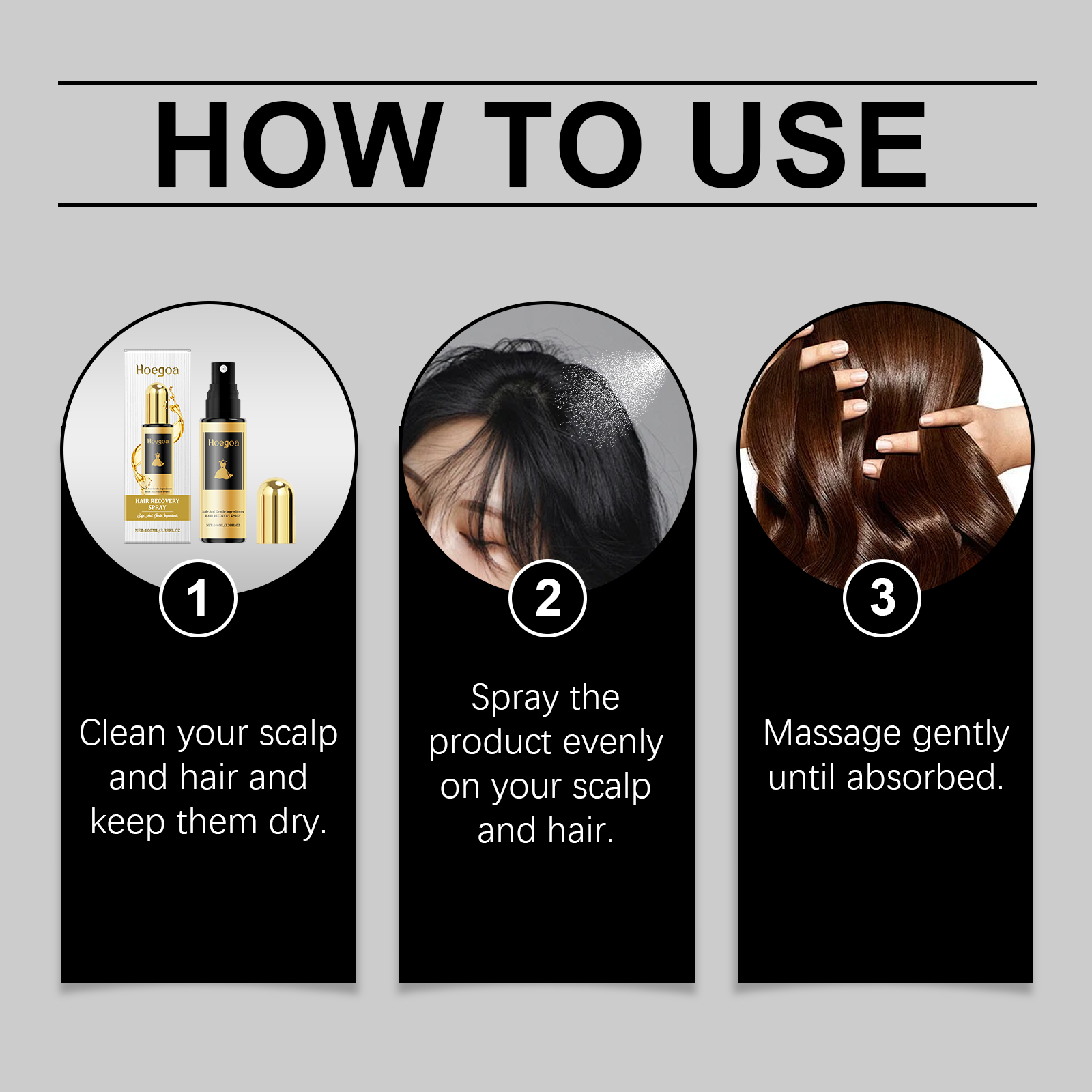Hoegoa Hair Growth Products hair treatment smooth spray 100ml | Premium Hair Care - Image 6