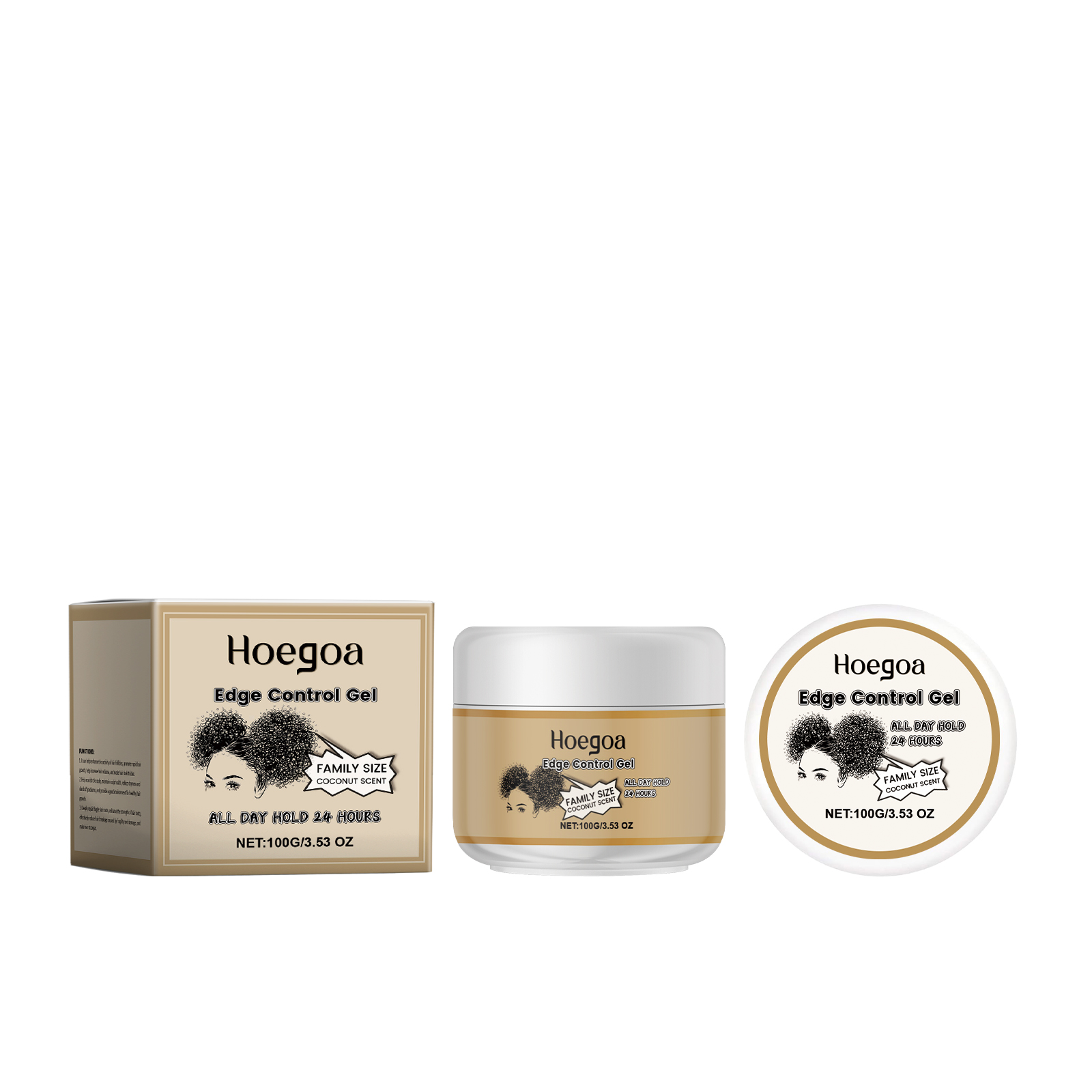 Hoegoa Hair Mousse & Gel styling 100g | Premium Hair Care