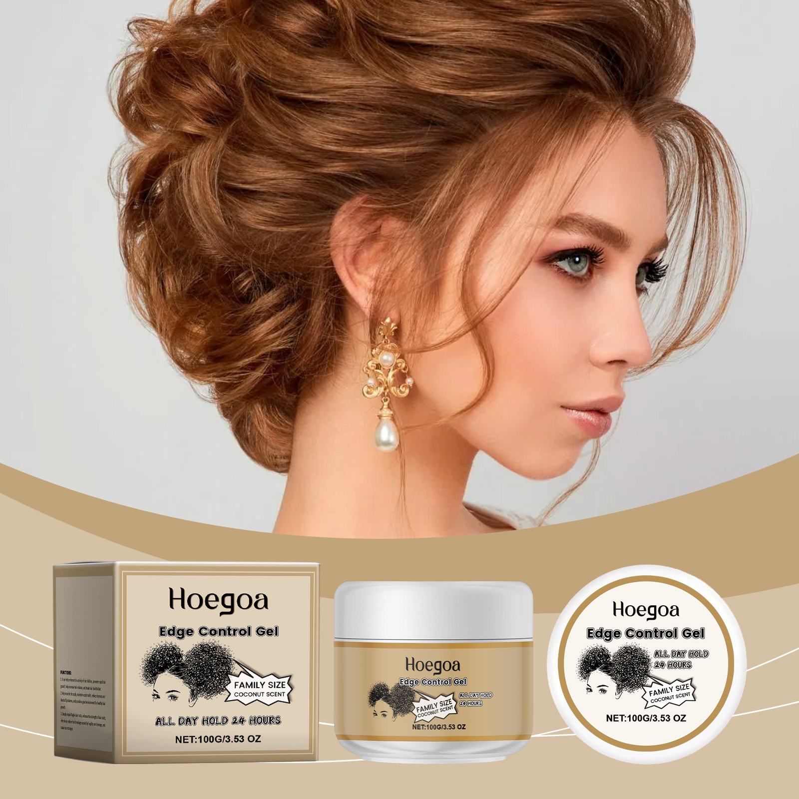 Hoegoa Hair Mousse & Gel styling 100g | Premium Hair Care - Image 2