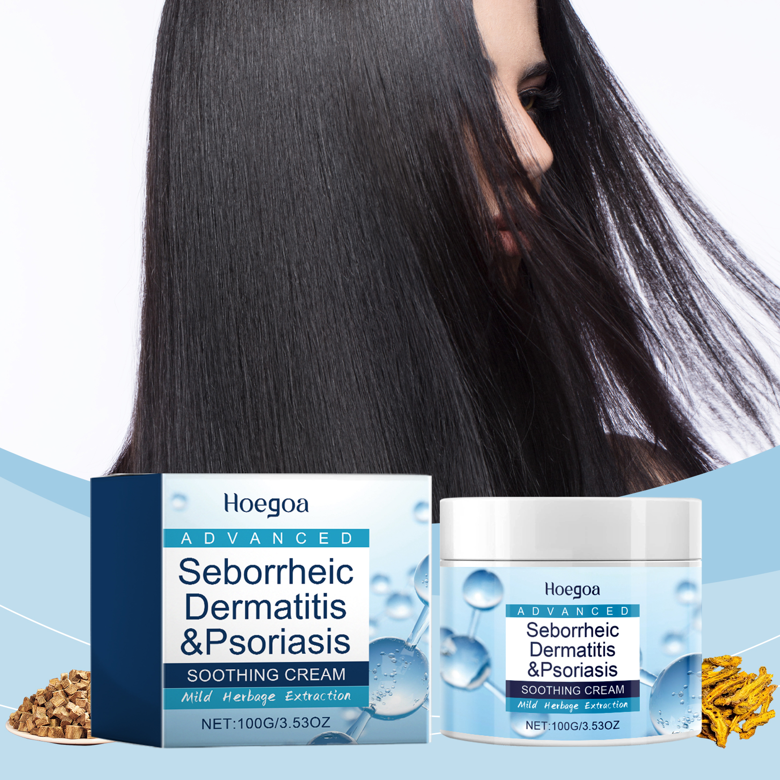 Hoegoa Hair Straightening Cream repair scalp gentle 100g | Premium Hair Care - Image 2