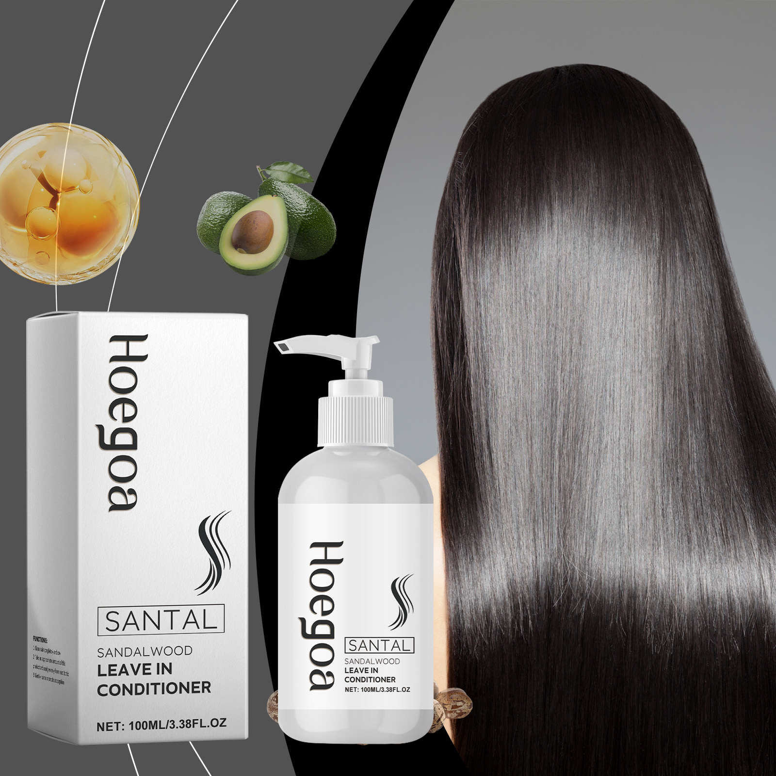 Hoegoa Conditioner hair treatment moisturizing smooth 100ml | Premium Hair Care - Image 2