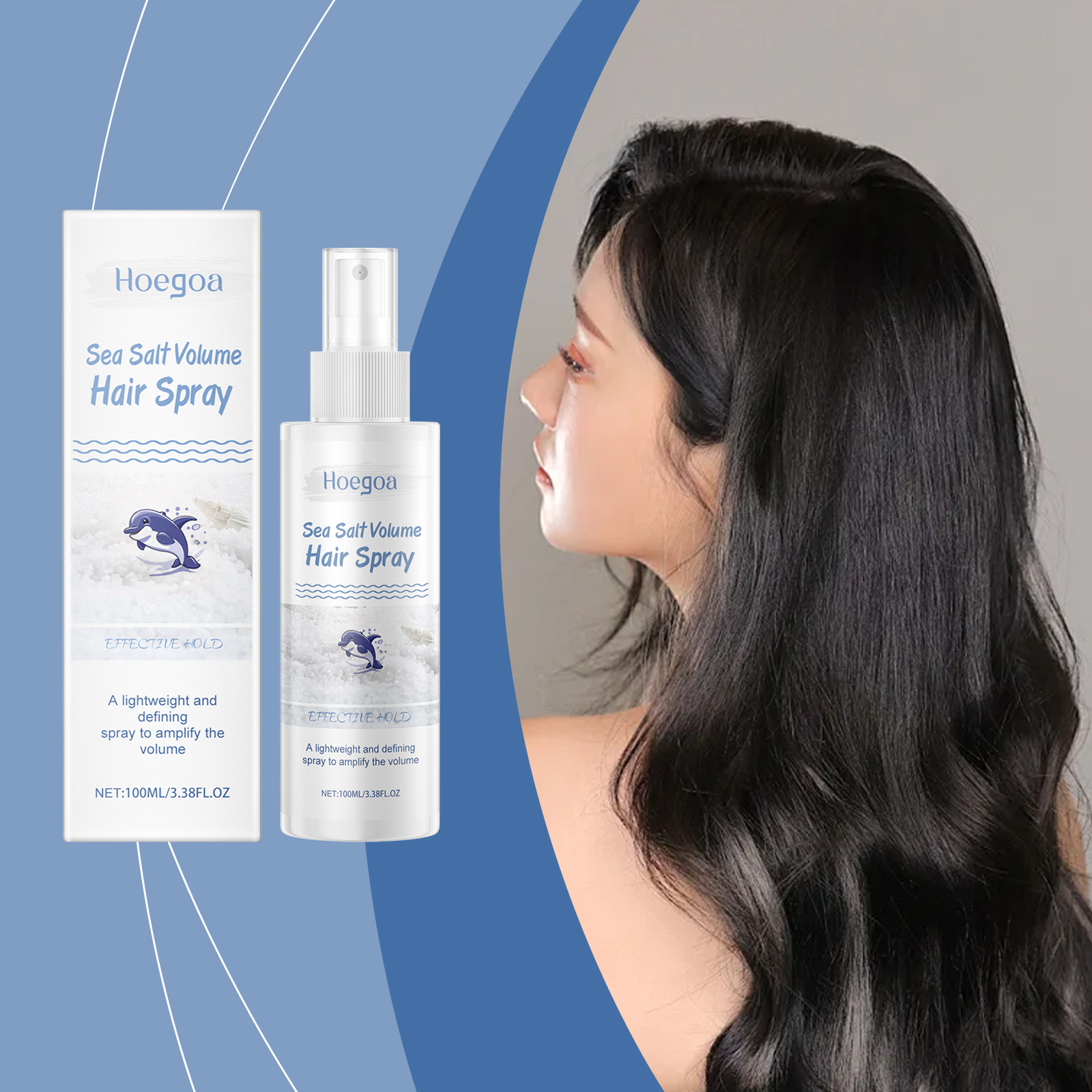 Hoegoa Hair Mousse & Gel hair treatment smooth hydrating 100ml | Premium Hair Care - Image 2