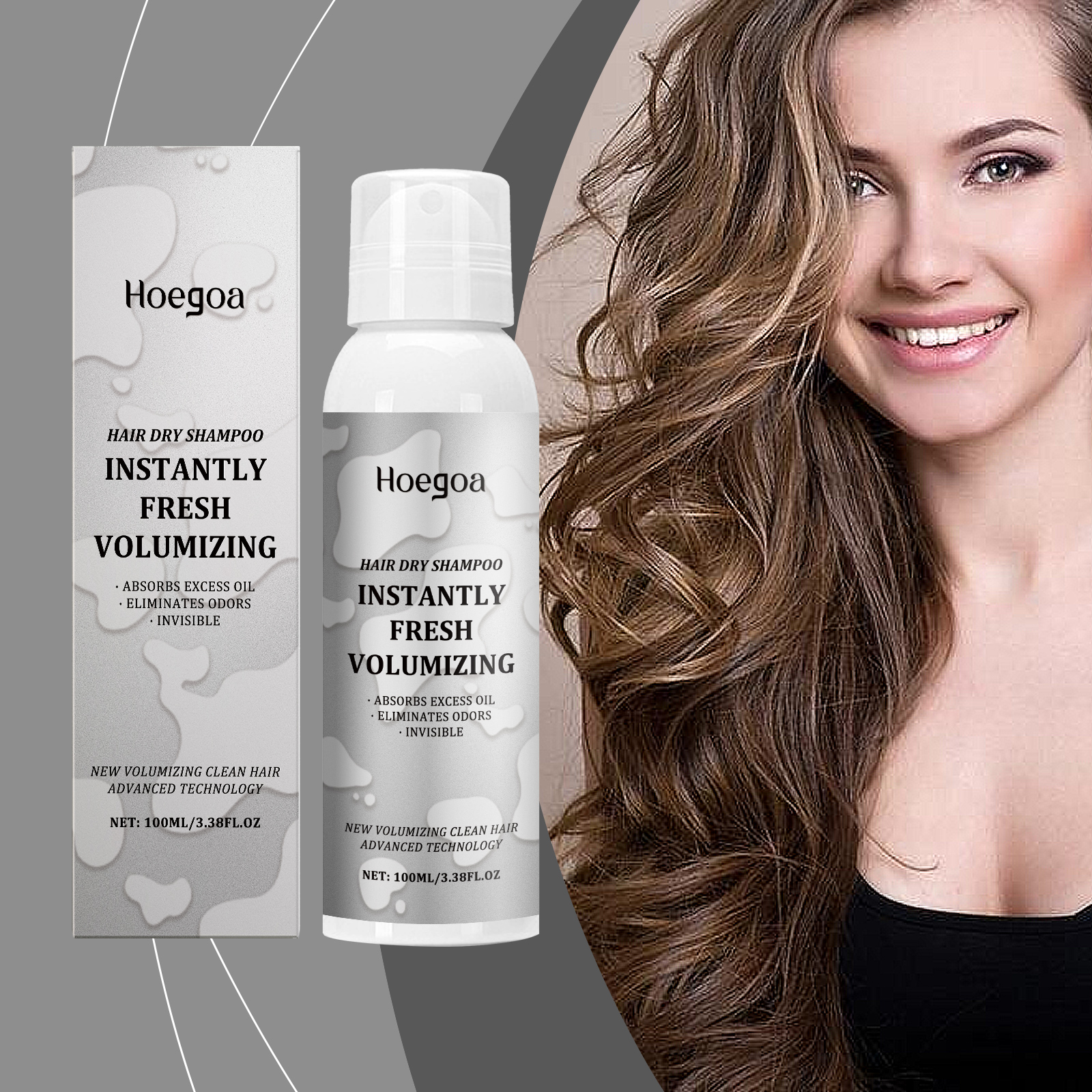 Hoegoa Hair Mousse & Gel volumizing refreshing leave-in 100ml | Premium Hair Care - Image 2