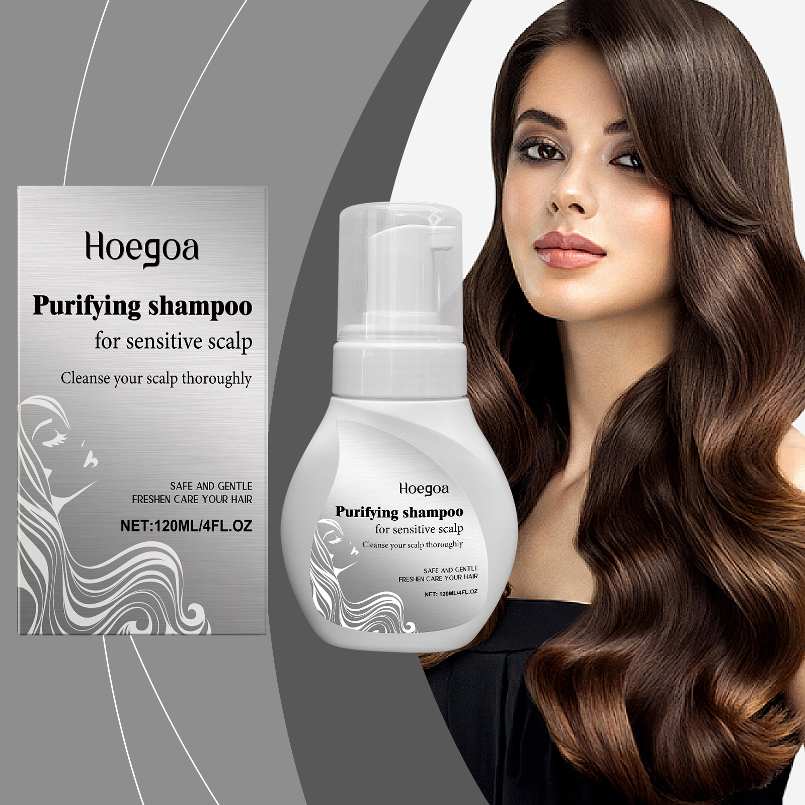 Hoegoa Shampoo hair treatment shampoo moisturizing 120ml | Premium Hair Care - Image 2