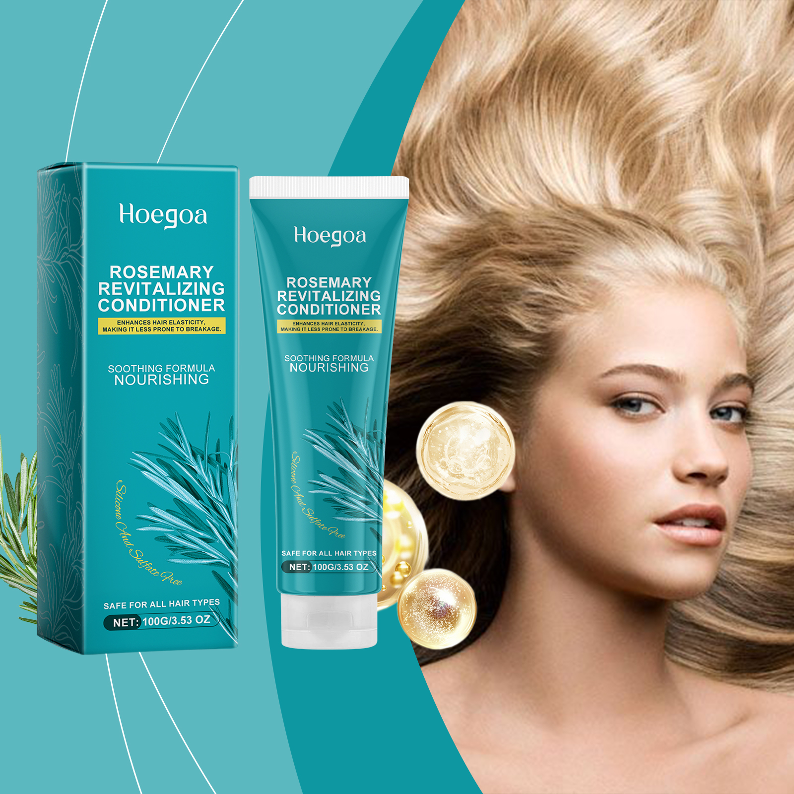 Hoegoa Conditioner hair care hair treatment moisturizing 100g | Premium Hair Care - Image 2