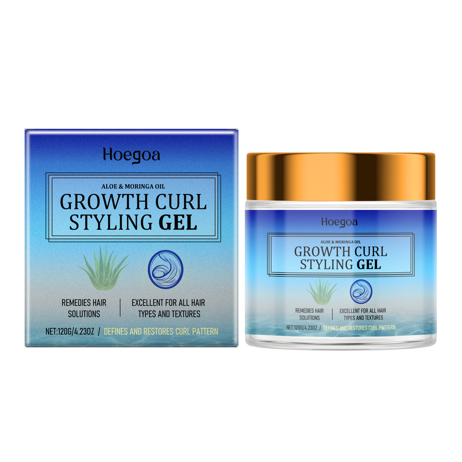 Hoegoa Hair Mousse & Gel hair care volumizing hydrating 120g | Premium Hair Care - Image 7