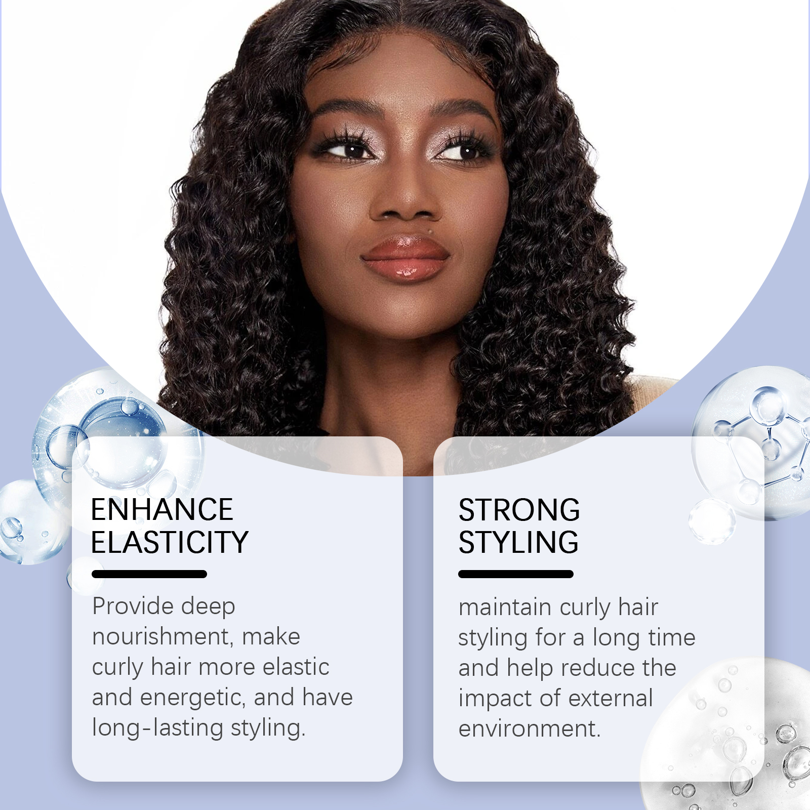Hoegoa Hair Mousse & Gel hair care volumizing hydrating 120g | Premium Hair Care - Image 3