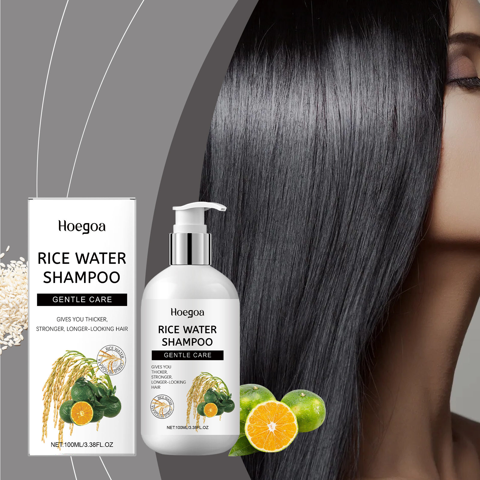 Hoegoa Shampoo shampoo moisturizing smooth 100ml | Premium Hair Care - Image 2