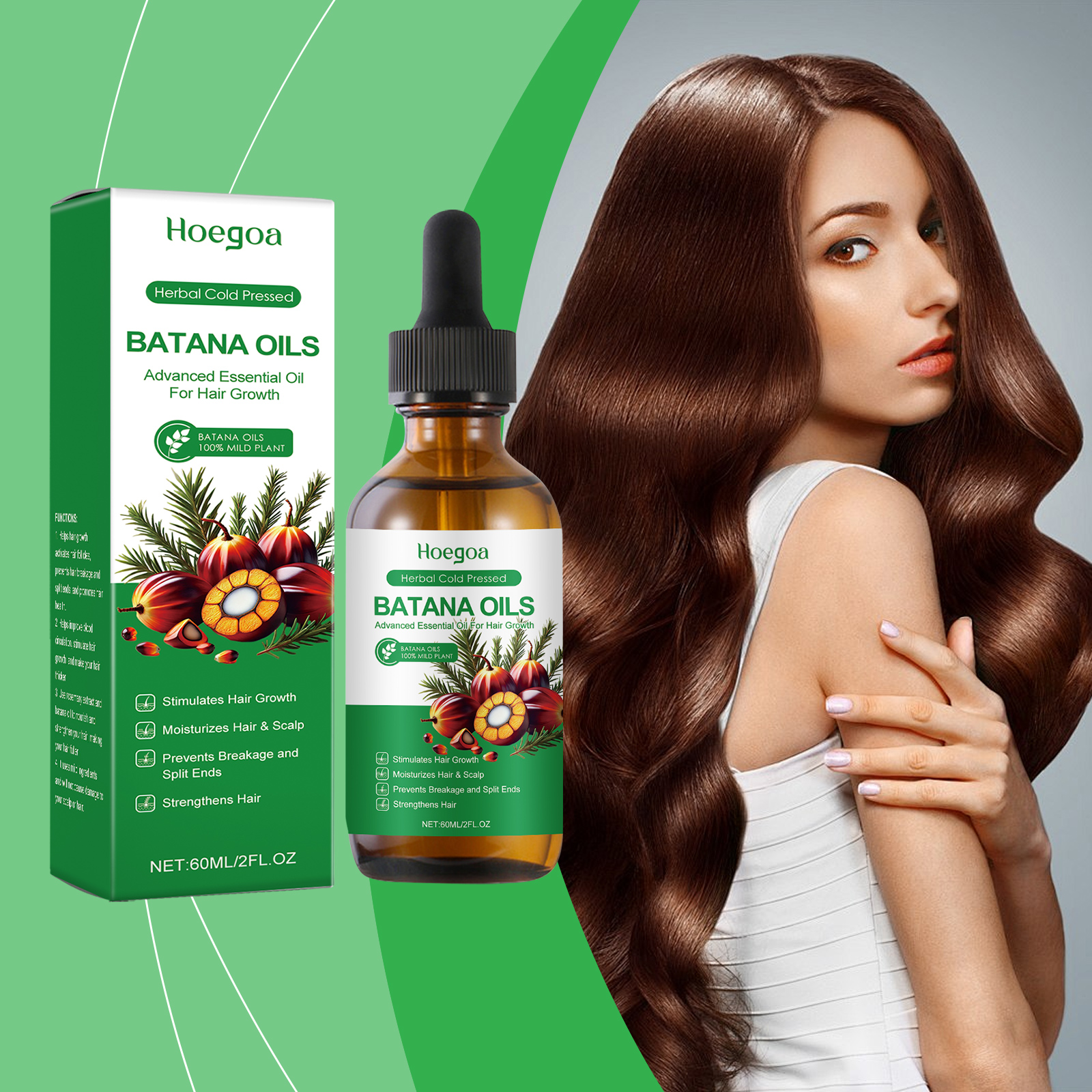 Hoegoa Hair Oils & Treatments hair treatment moisturizing smooth 60ml | Premium Hair Care - Image 2