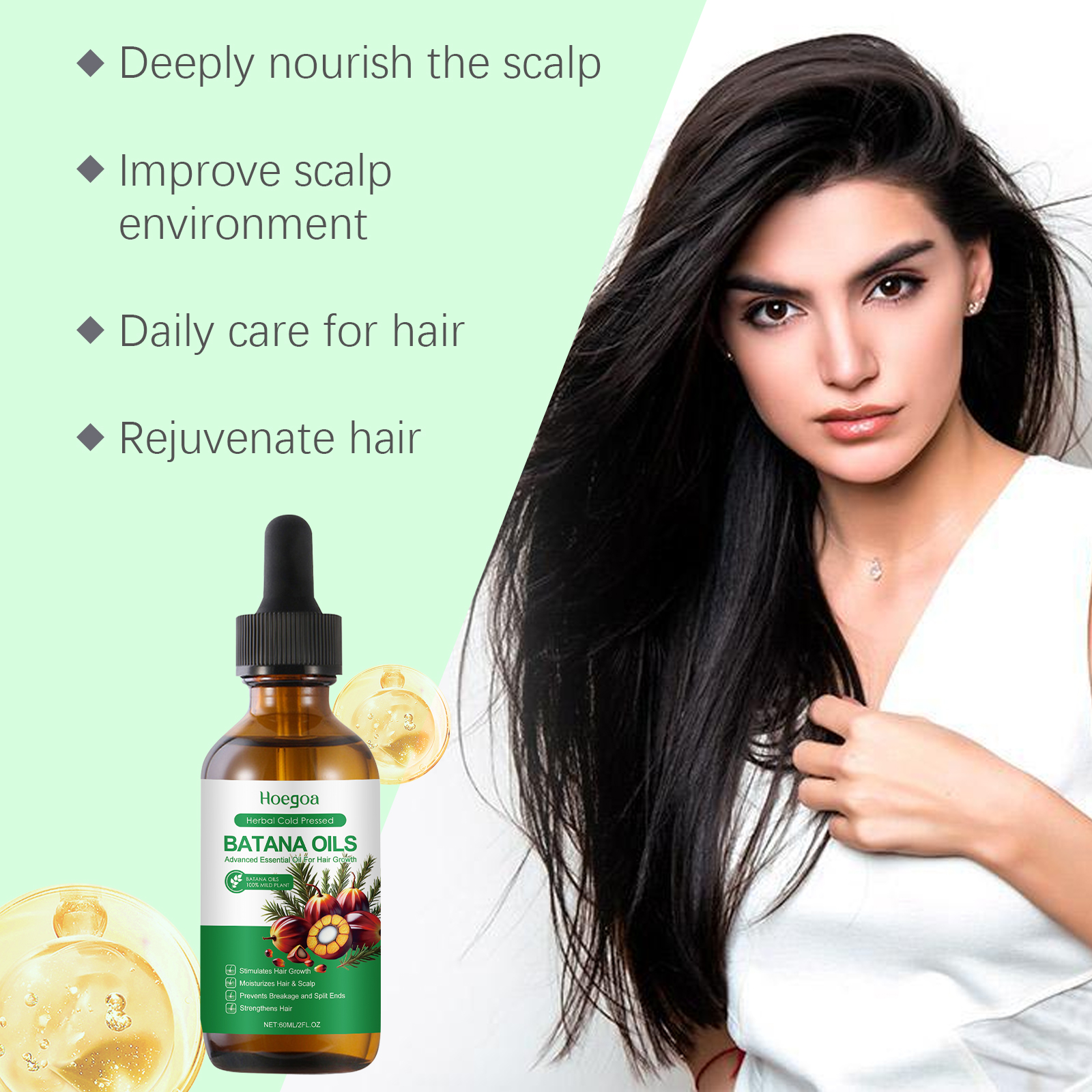 Hoegoa Hair Oils & Treatments hair treatment moisturizing smooth 60ml | Premium Hair Care - Image 3