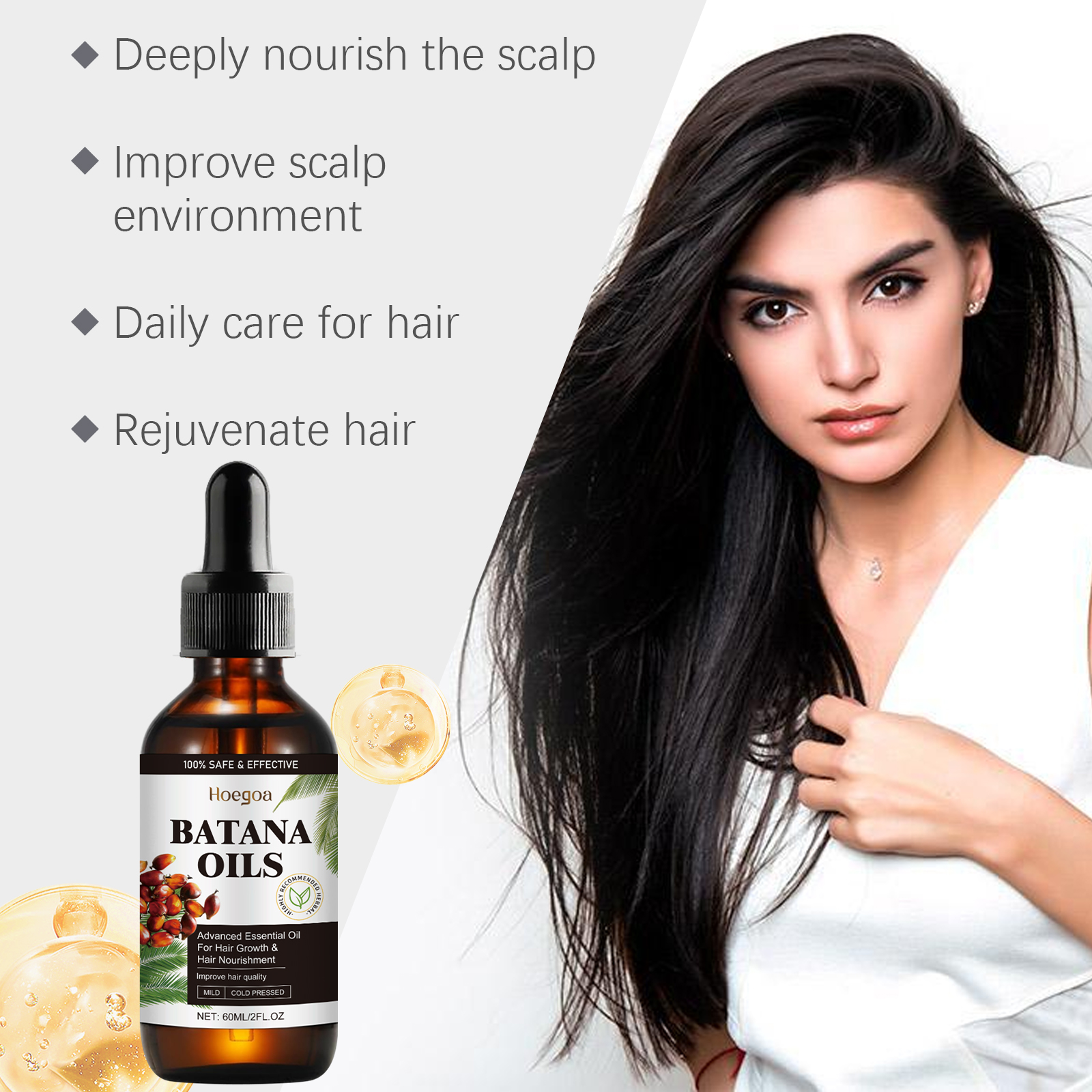 Hoegoa Hair Oils & Treatments hair treatment moisturizing smooth 60ml | Premium Hair Care - Image 3