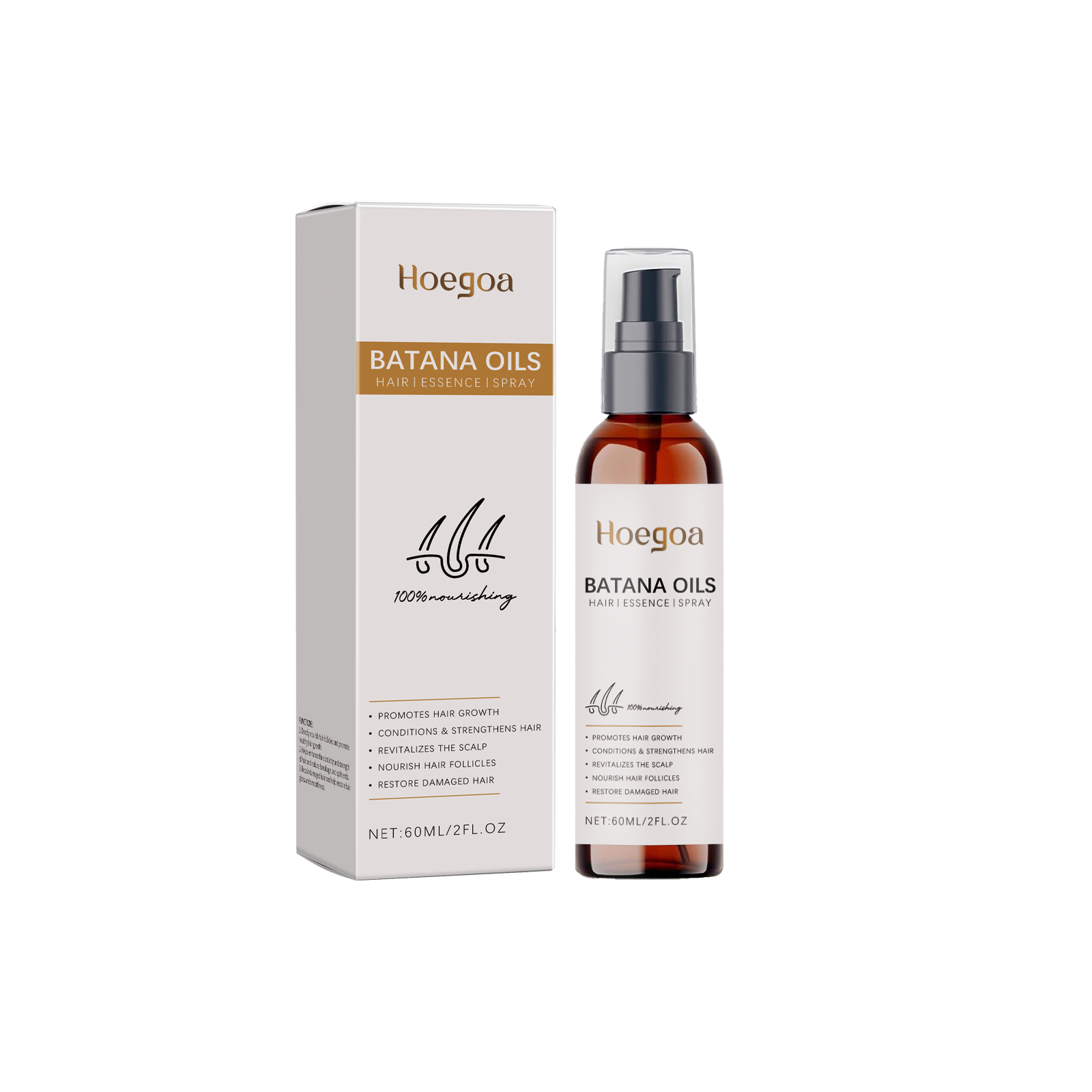 Hoegoa Hair Oils & Treatments hair treatment smooth oil 60ml | Premium Hair Care