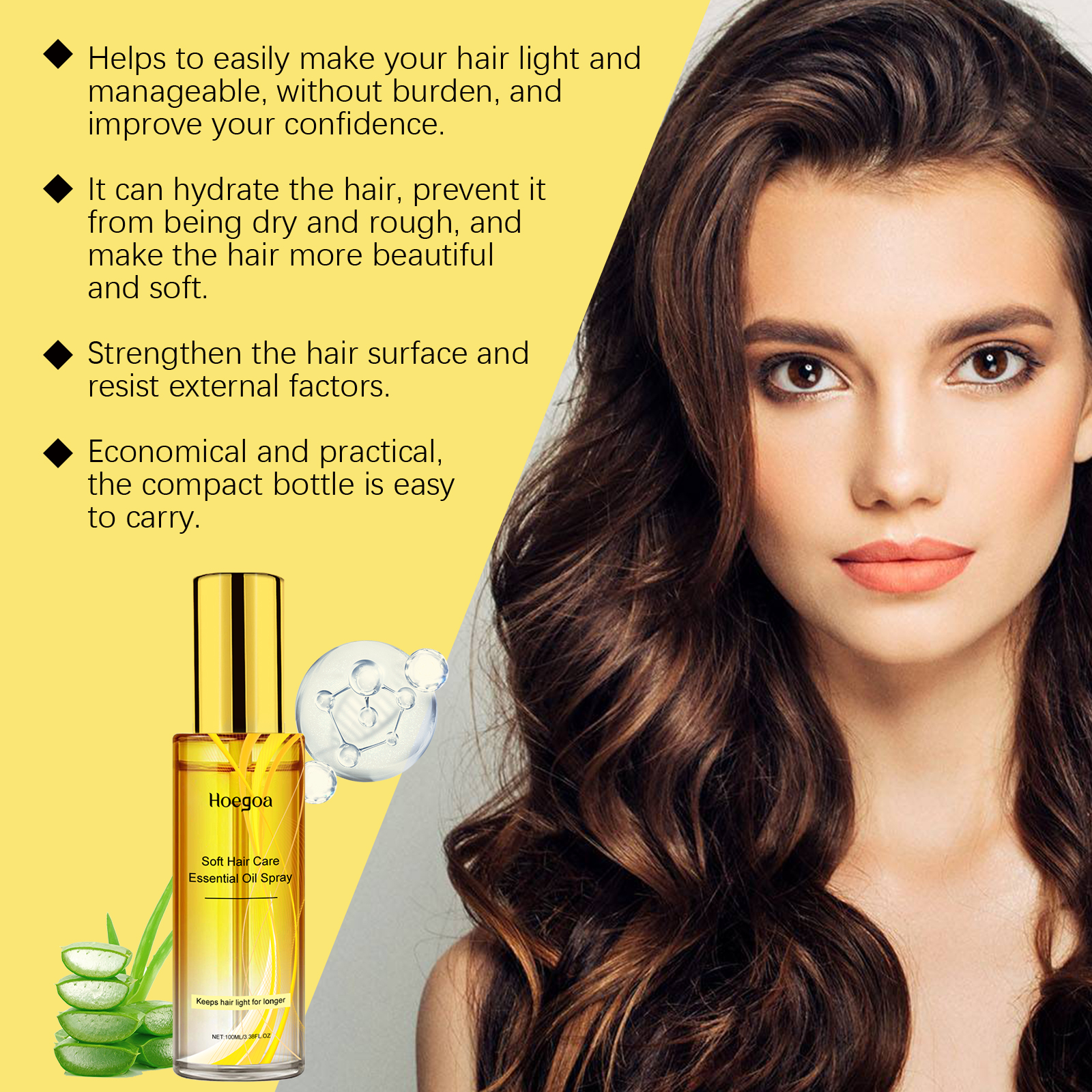 Hoegoa Hair Oils & Treatments hair treatment smooth oil 100ml | Premium Hair Care - Image 4