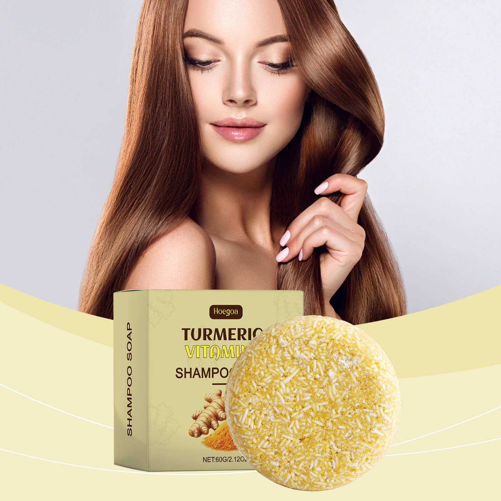 Hoegoa Shampoo Bars & Hair Soap shampoo moisturizing smooth 60g | Premium Hair Care - Image 2