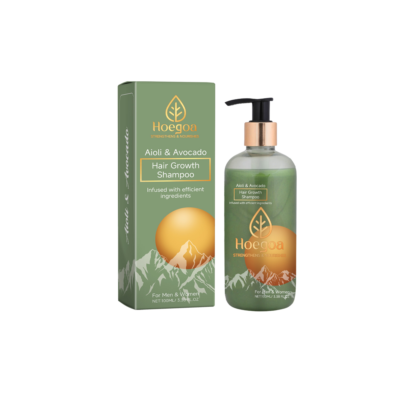 Hoegoa Shampoo hair care shampoo moisturizing 100ml | Premium Hair Care
