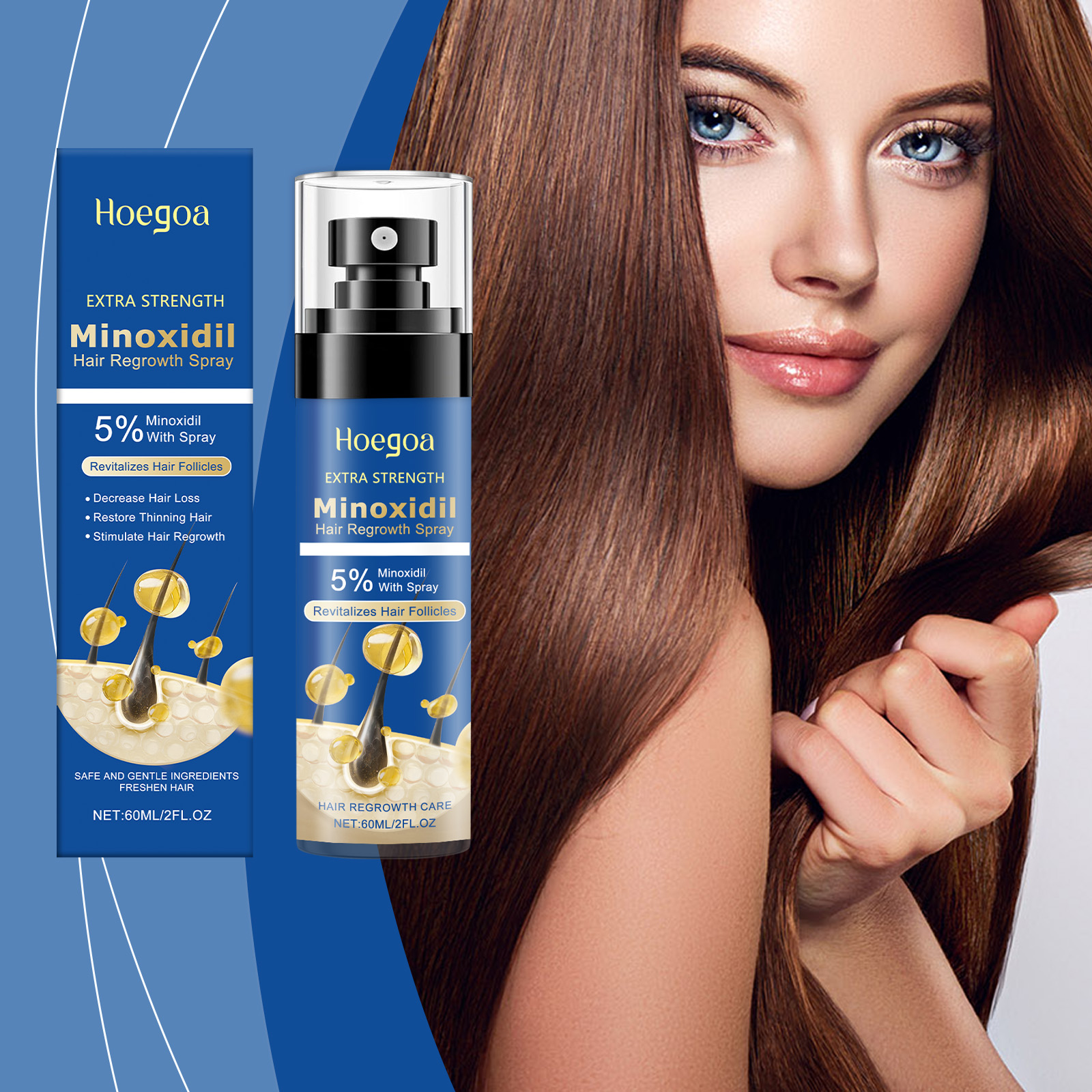 Hoegoa Hair Growth Products hair treatment moisturizing smooth 60ml | Premium Hair Care - Image 2