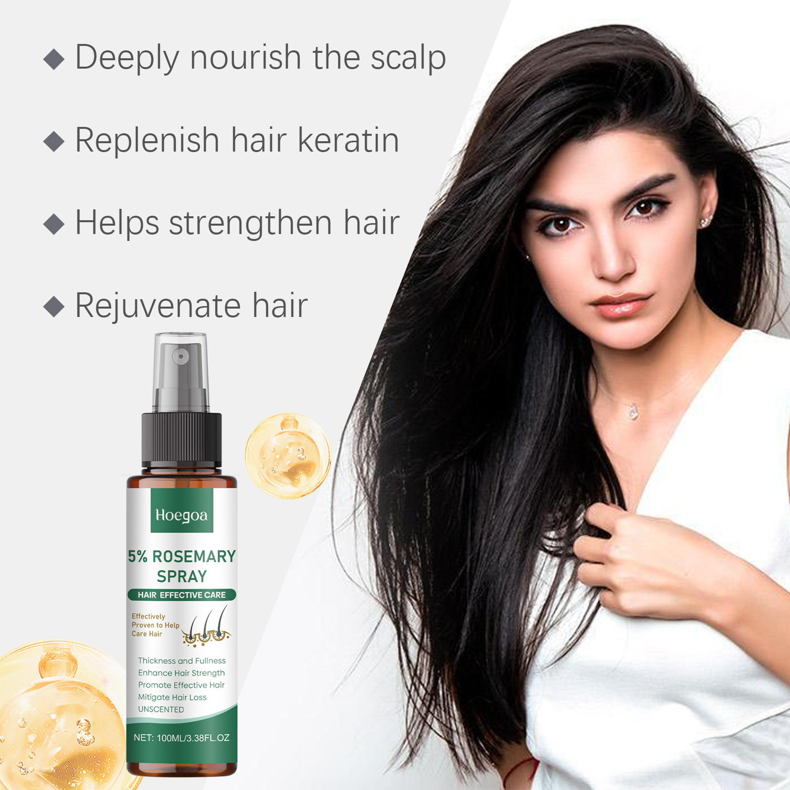 Hoegoa Hair Growth Products hair care smooth 100ml | Premium Hair Care - Image 3