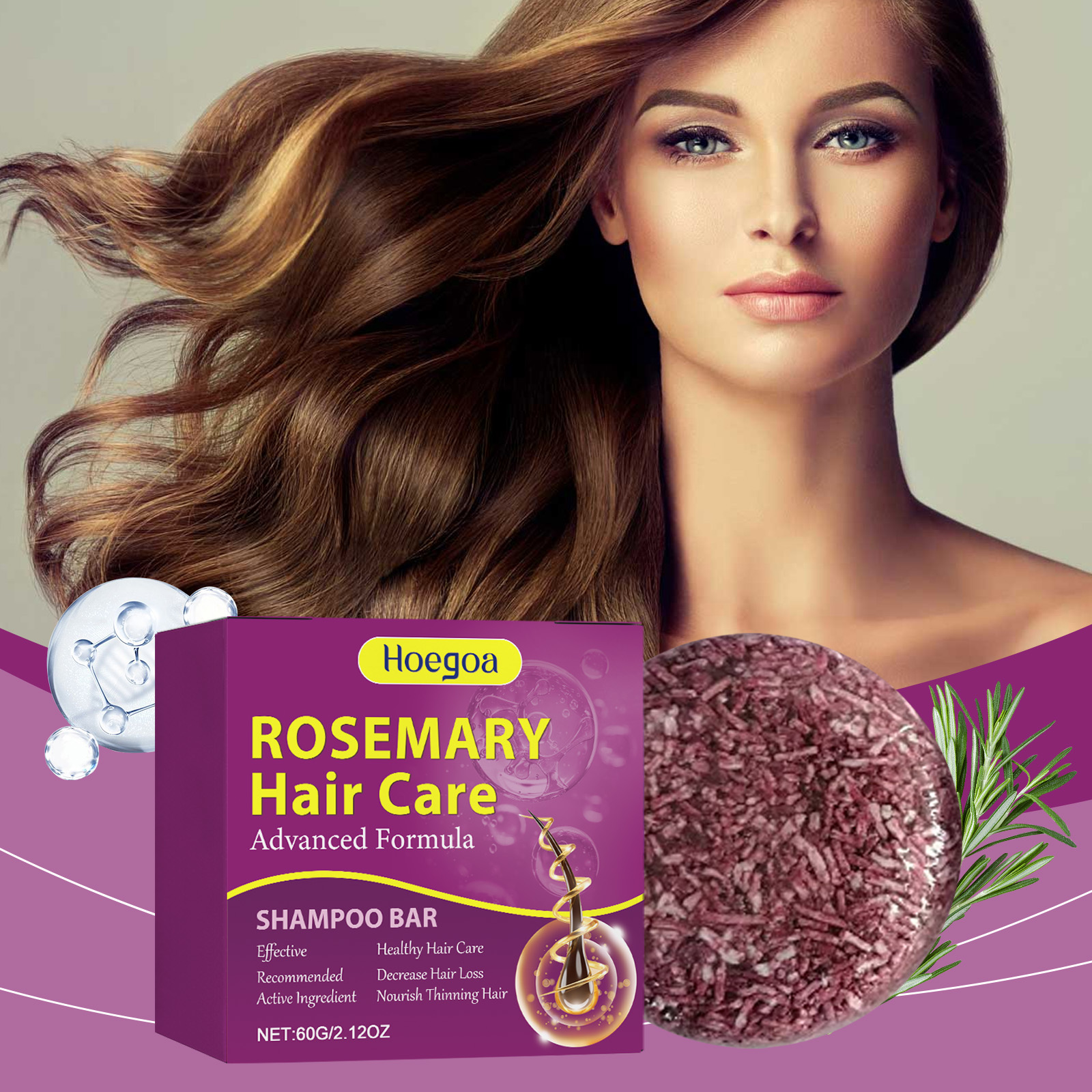 Hoegoa Shampoo Bars & Hair Soap hair treatment shampoo moisturizing 60g | Premium Hair Care - Image 2