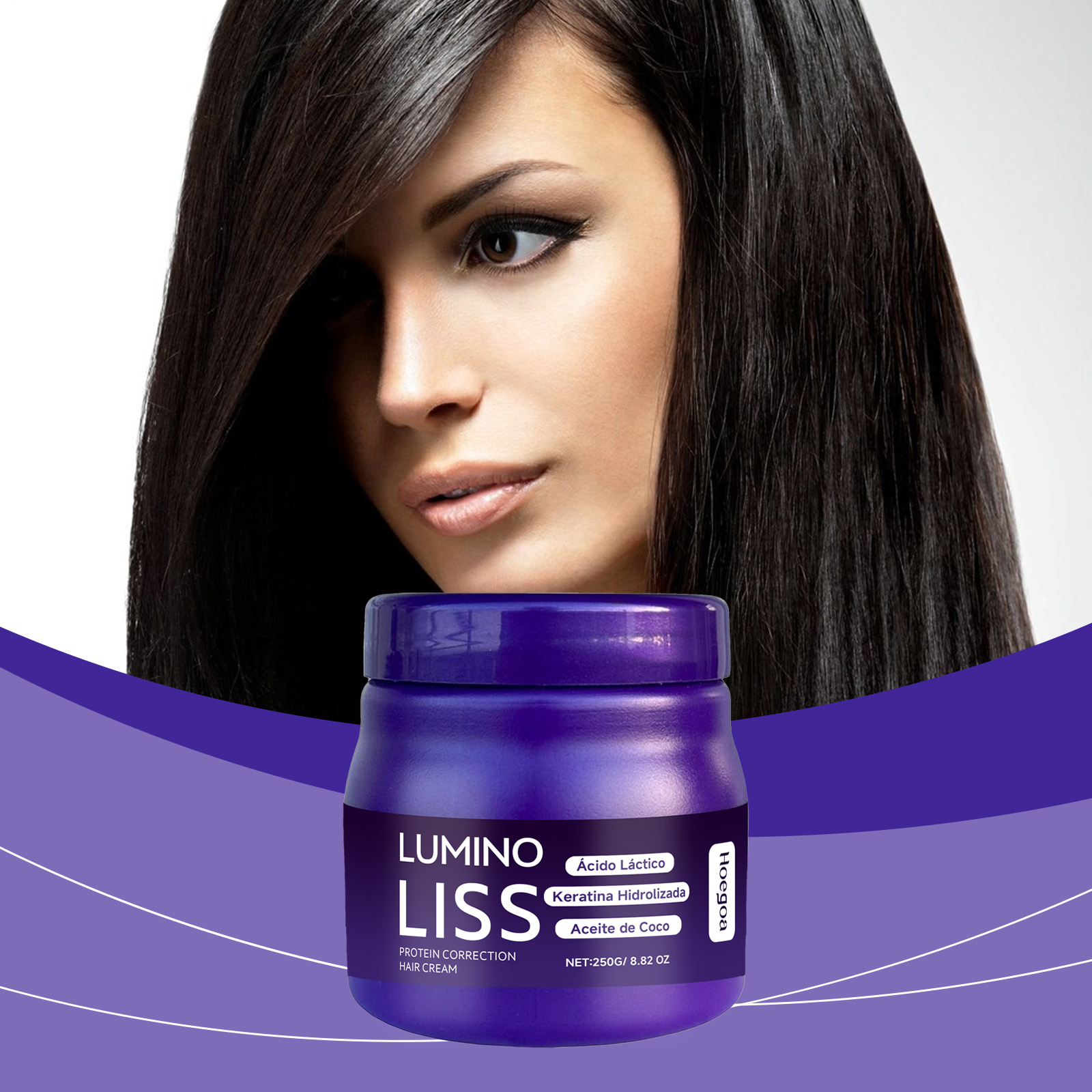 Hoegoa Hair Mousse & Gel smooth straightening silky 250g | Premium Hair Care - Image 2