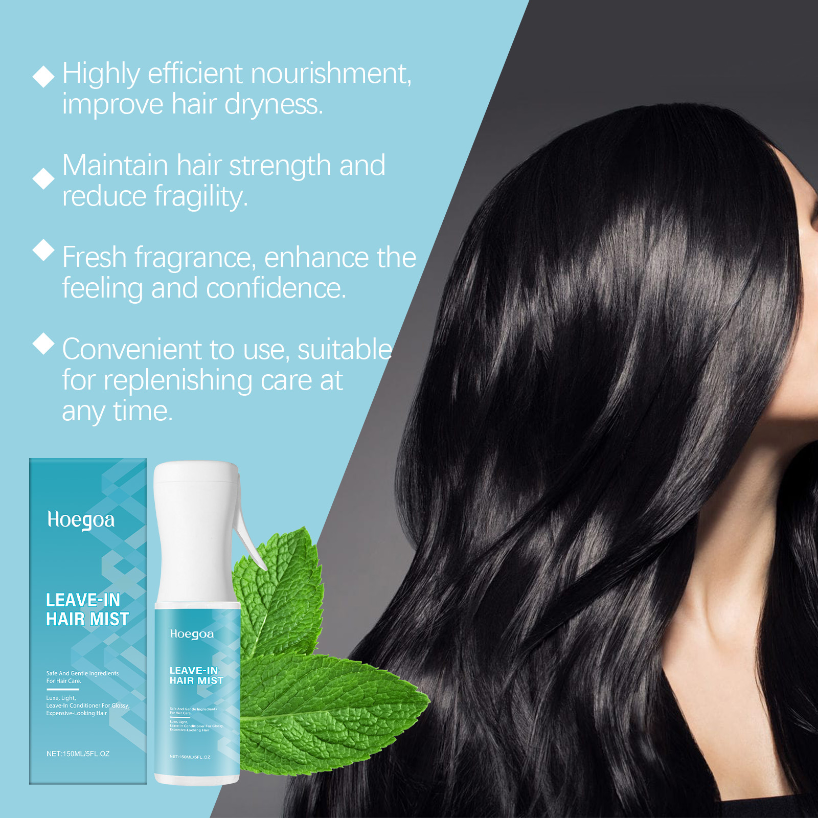 Hoegoa Conditioner hair treatment smooth volumizing 150ml | Premium Hair Care - Image 3
