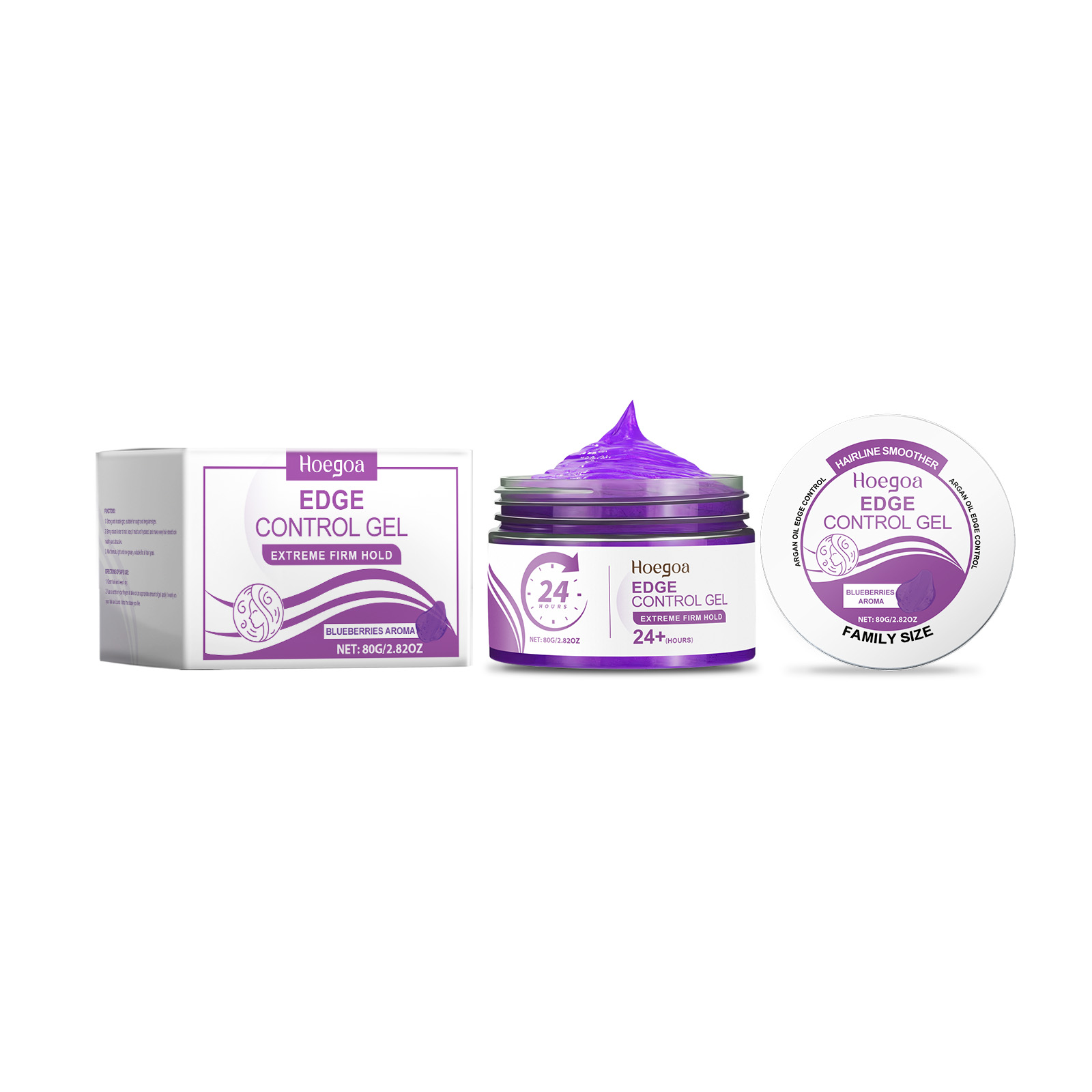 Hoegoa Hair Mousse & Gel smooth styling natural 80g | Premium Hair Care - Image 7