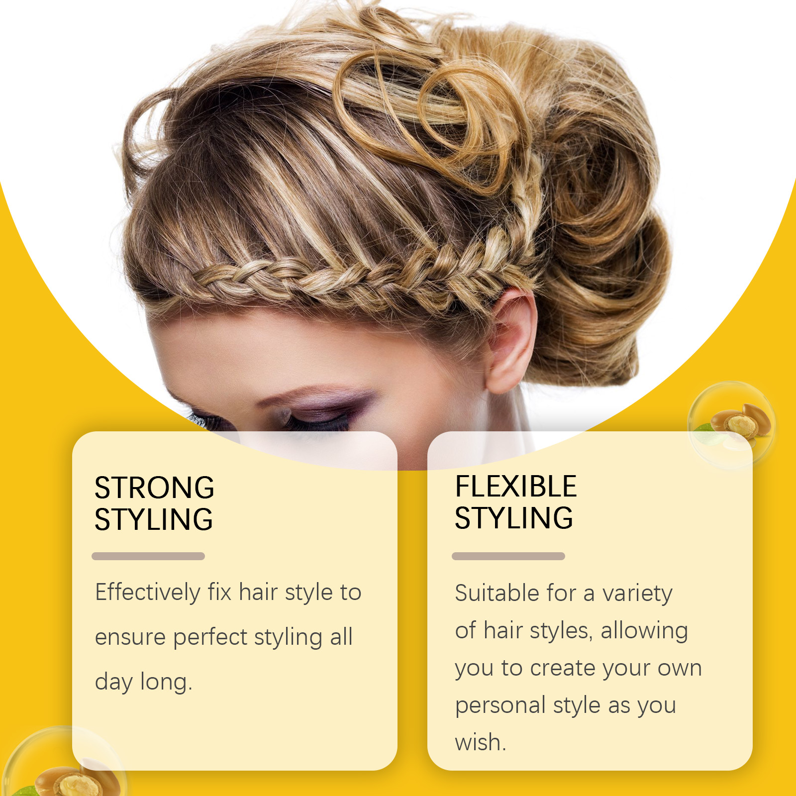 Hoegoa Hair Mousse & Gel styling natural 80g | Premium Hair Care - Image 4