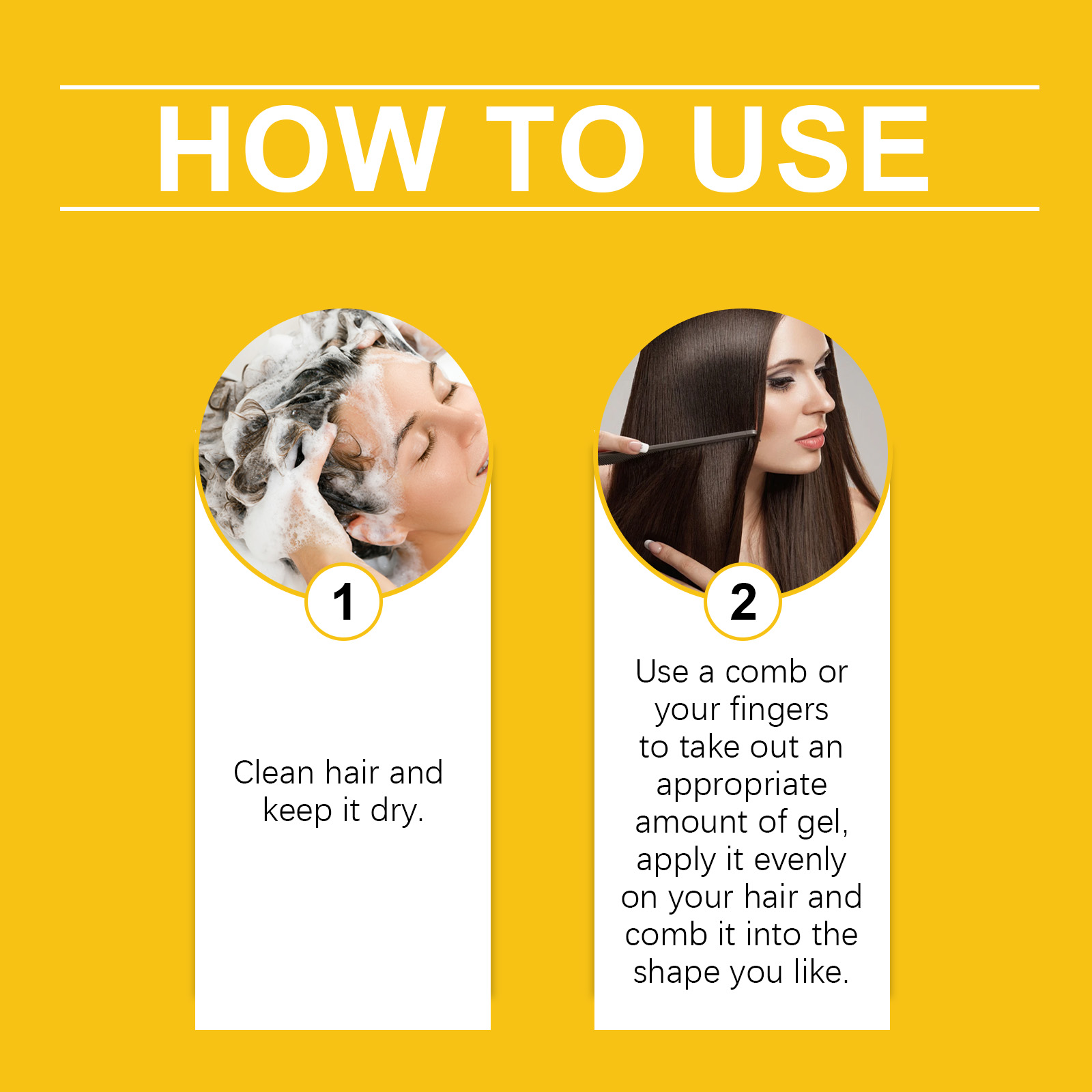 Hoegoa Hair Mousse & Gel styling natural 80g | Premium Hair Care - Image 6