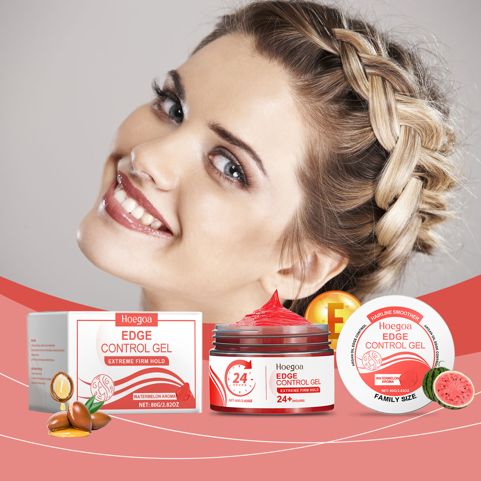 Hoegoa Hair Mousse & Gel styling natural 80g | Premium Hair Care - Image 2