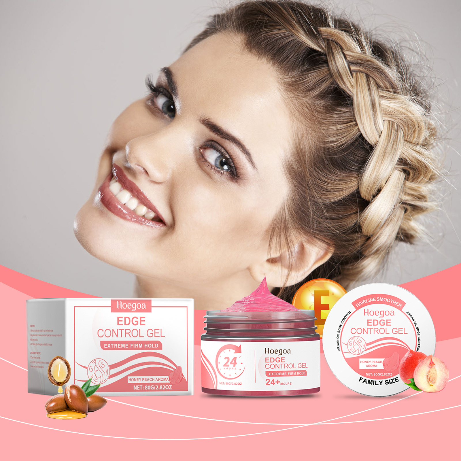 Hoegoa Hair Mousse & Gel styling 80g | Premium Hair Care - Image 2