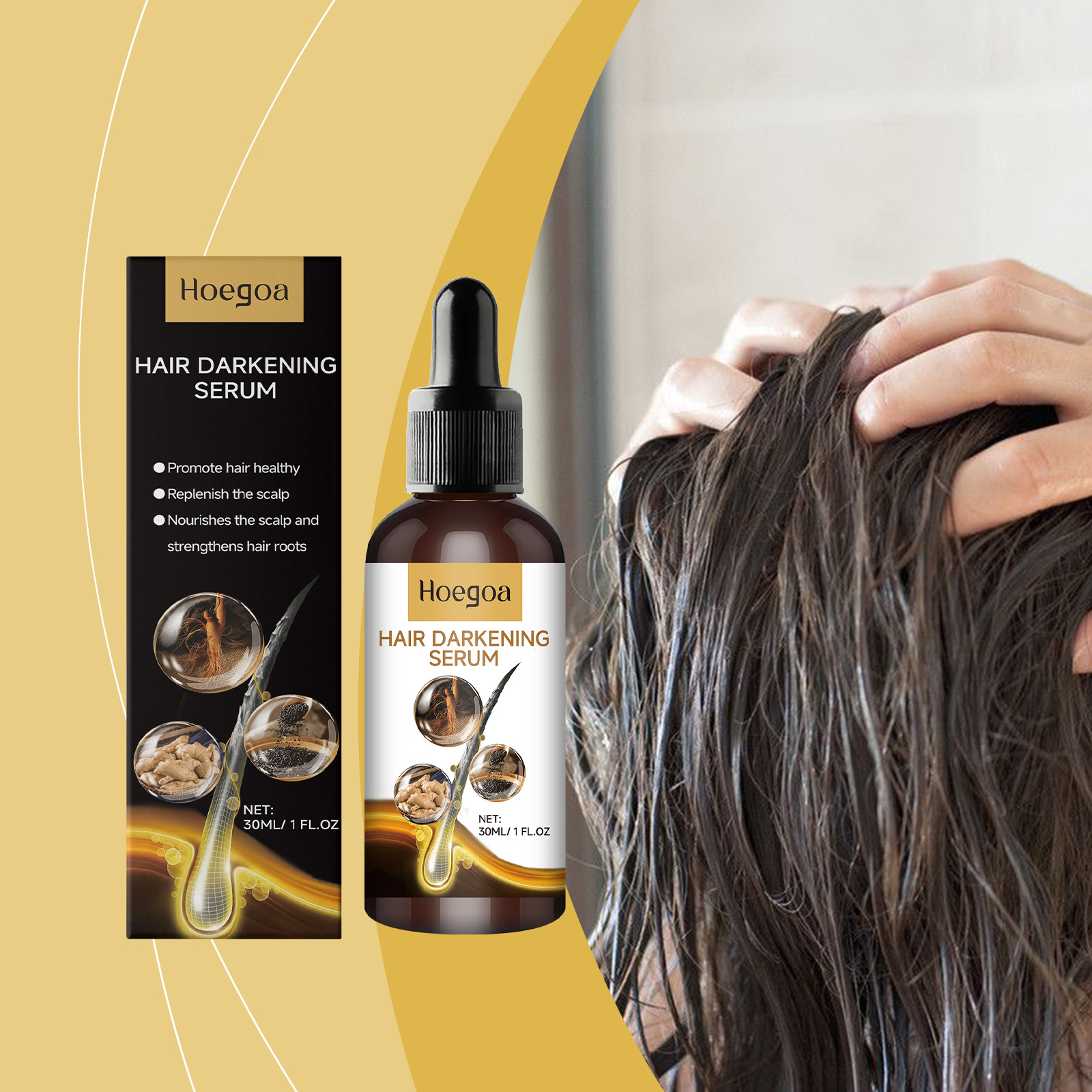 Hoegoa Hair Serums & Essences hair care essence scalp 30g | Premium Hair Care - Image 2