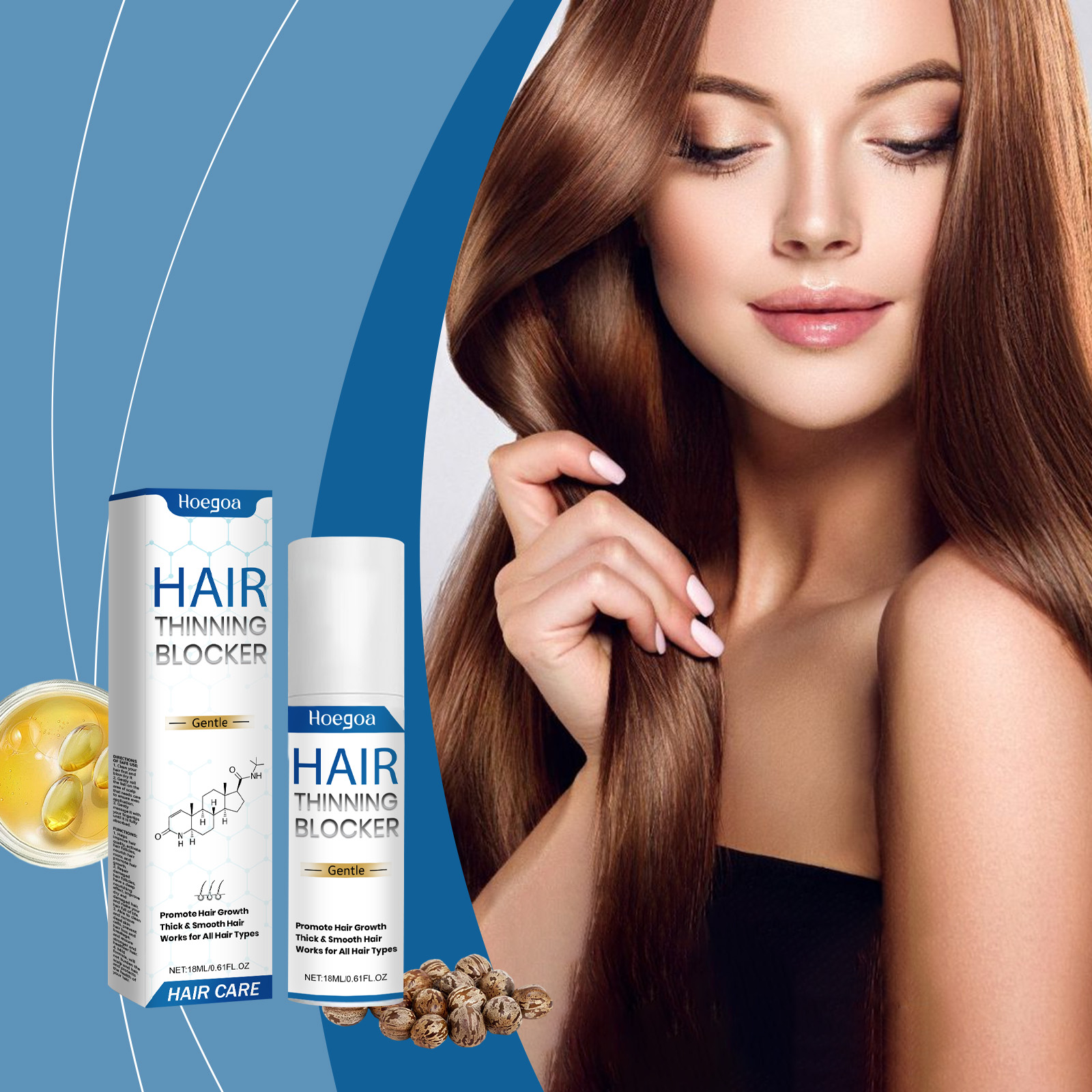 Hoegoa Hair Serums & Essences repair essence scalp 18ml | Premium Hair Care - Image 2