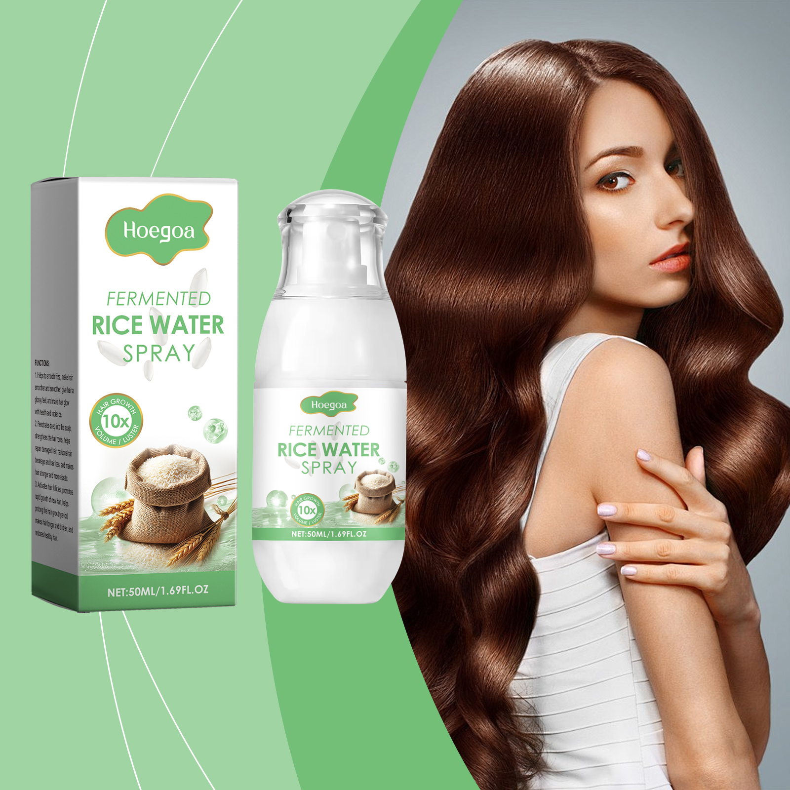 Hoegoa Hair Serums & Essences hair treatment smooth volumizing 50ml | Premium Hair Care - Image 2