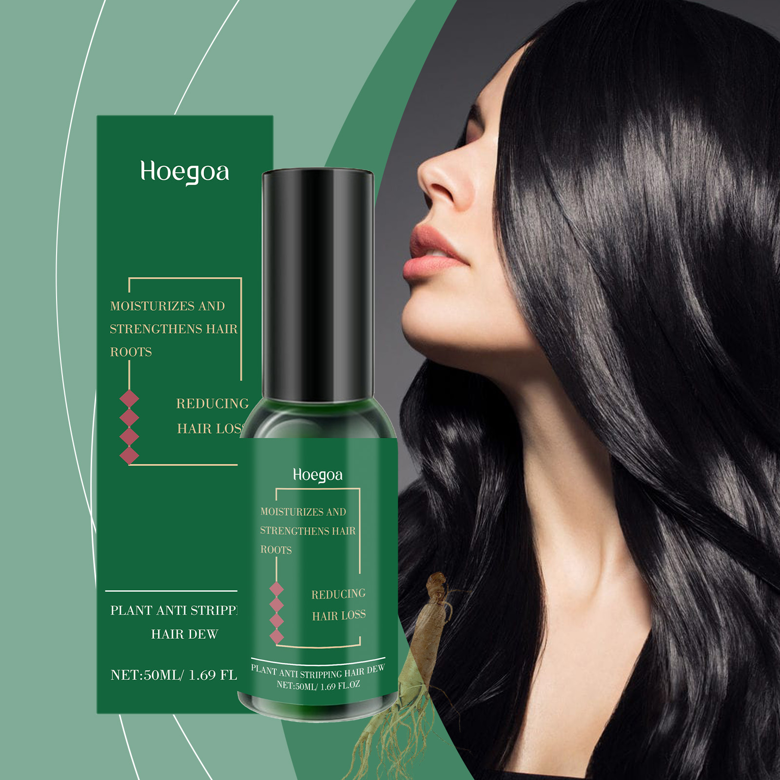 Hoegoa Hair Serums & Essences hair care hair treatment moisturizing 50ml | Premium Hair Care - Image 2