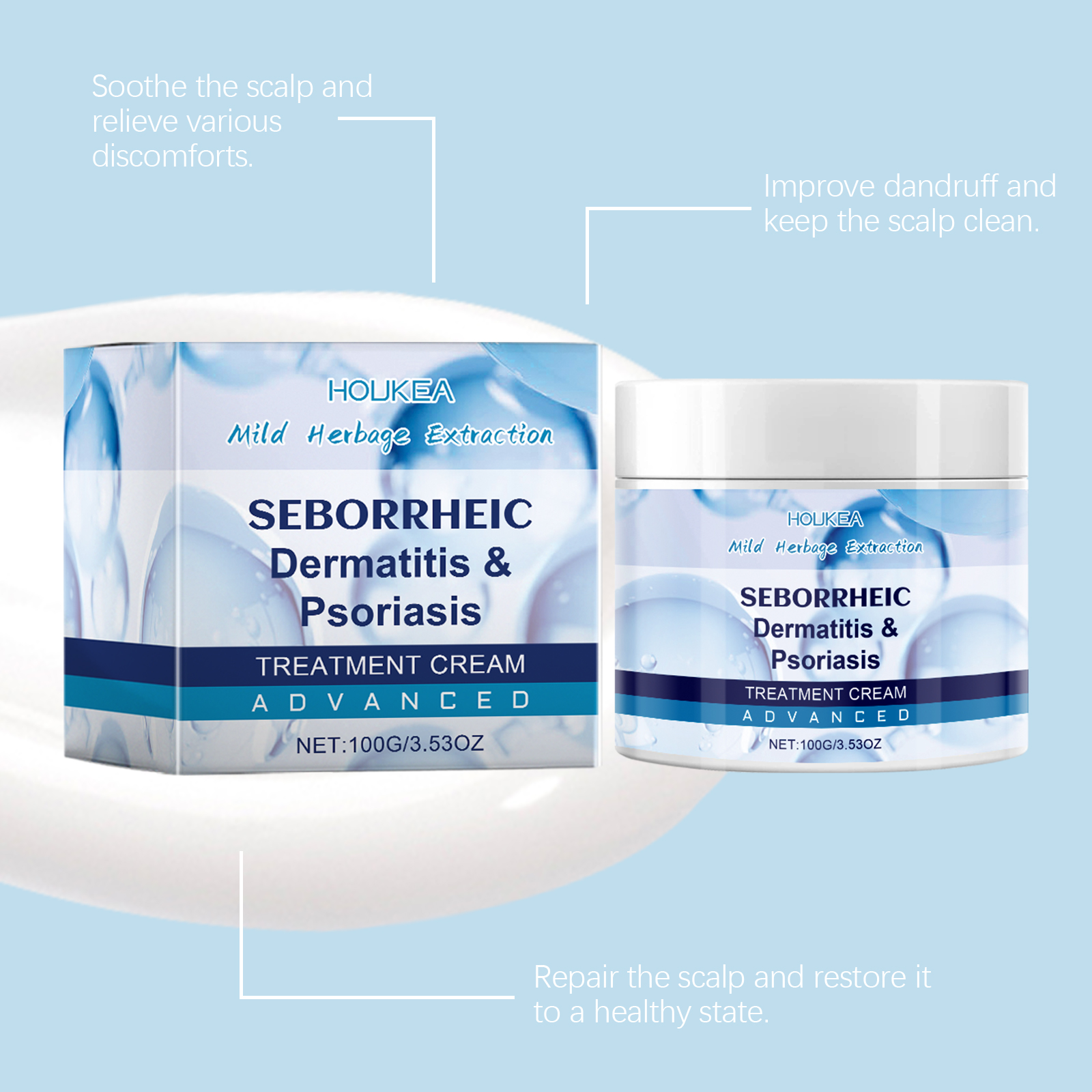 Houkea Conditioner repair scalp gentle 100g | Premium Hair Care - Image 3