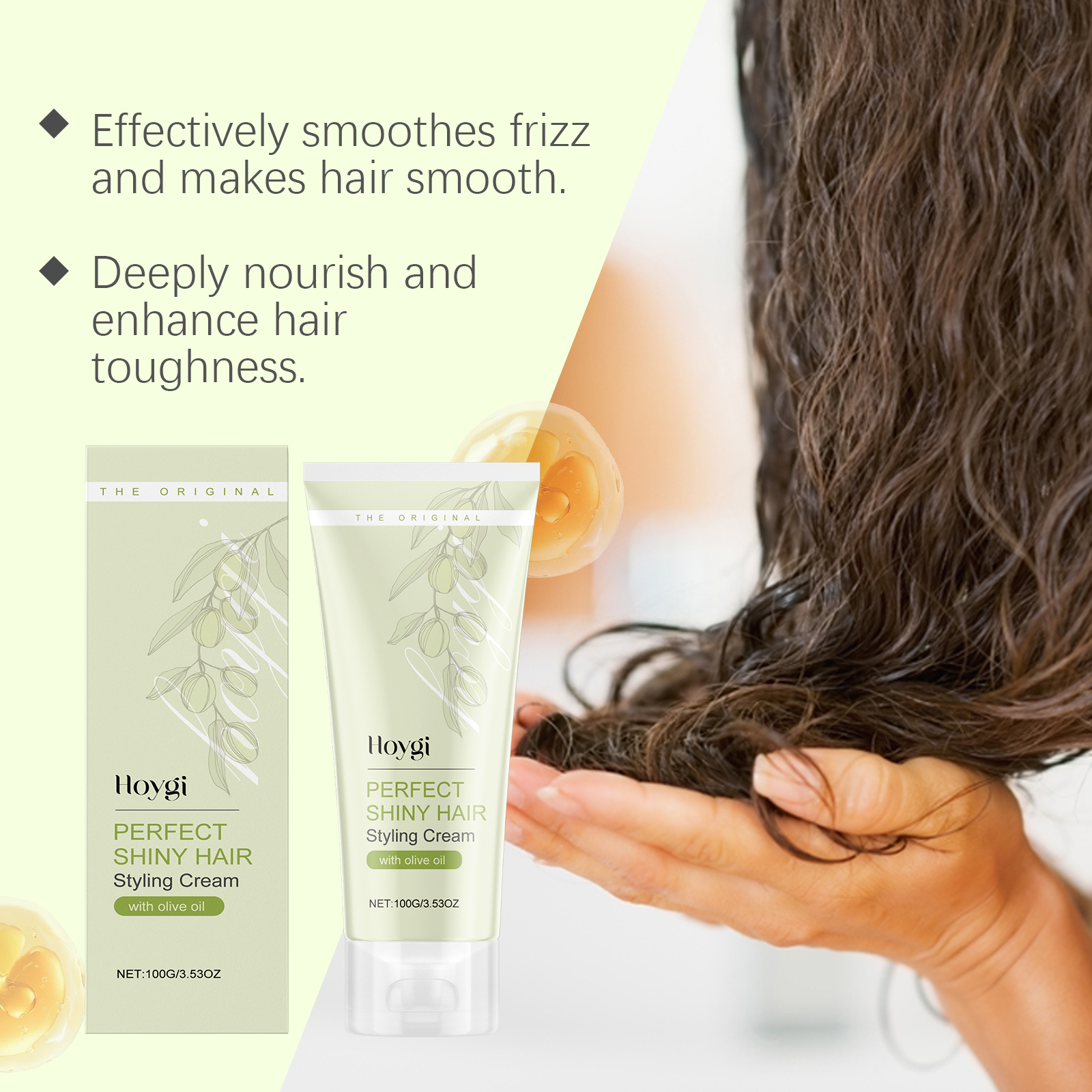 Hoygi Hair Mousse & Gel repair styling curl defining 100g | Premium Hair Care - Image 4
