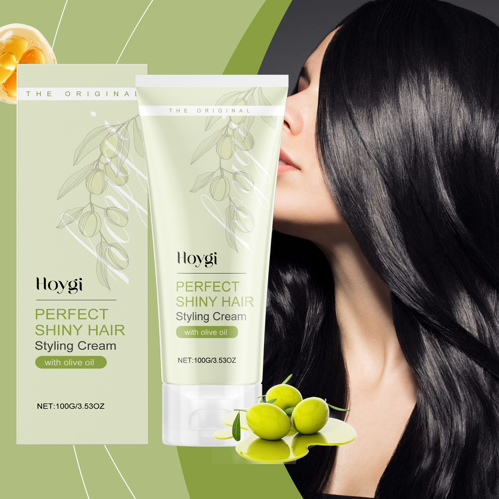 Hoygi Hair Mousse & Gel repair styling curl defining 100g | Premium Hair Care - Image 2