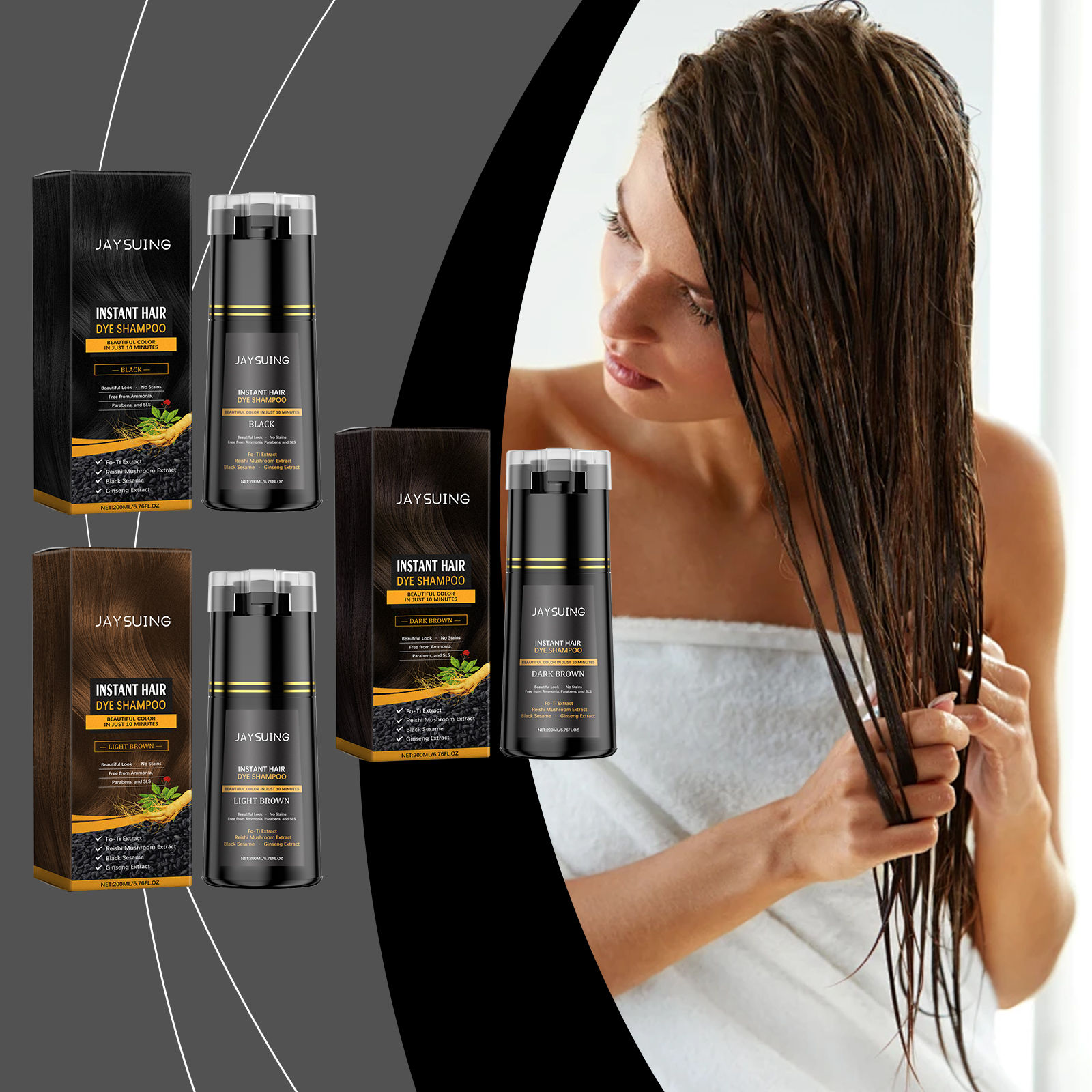 Jaysuing Shampoo shampoo smooth botanical 200ml | Premium Hair Care - Image 2