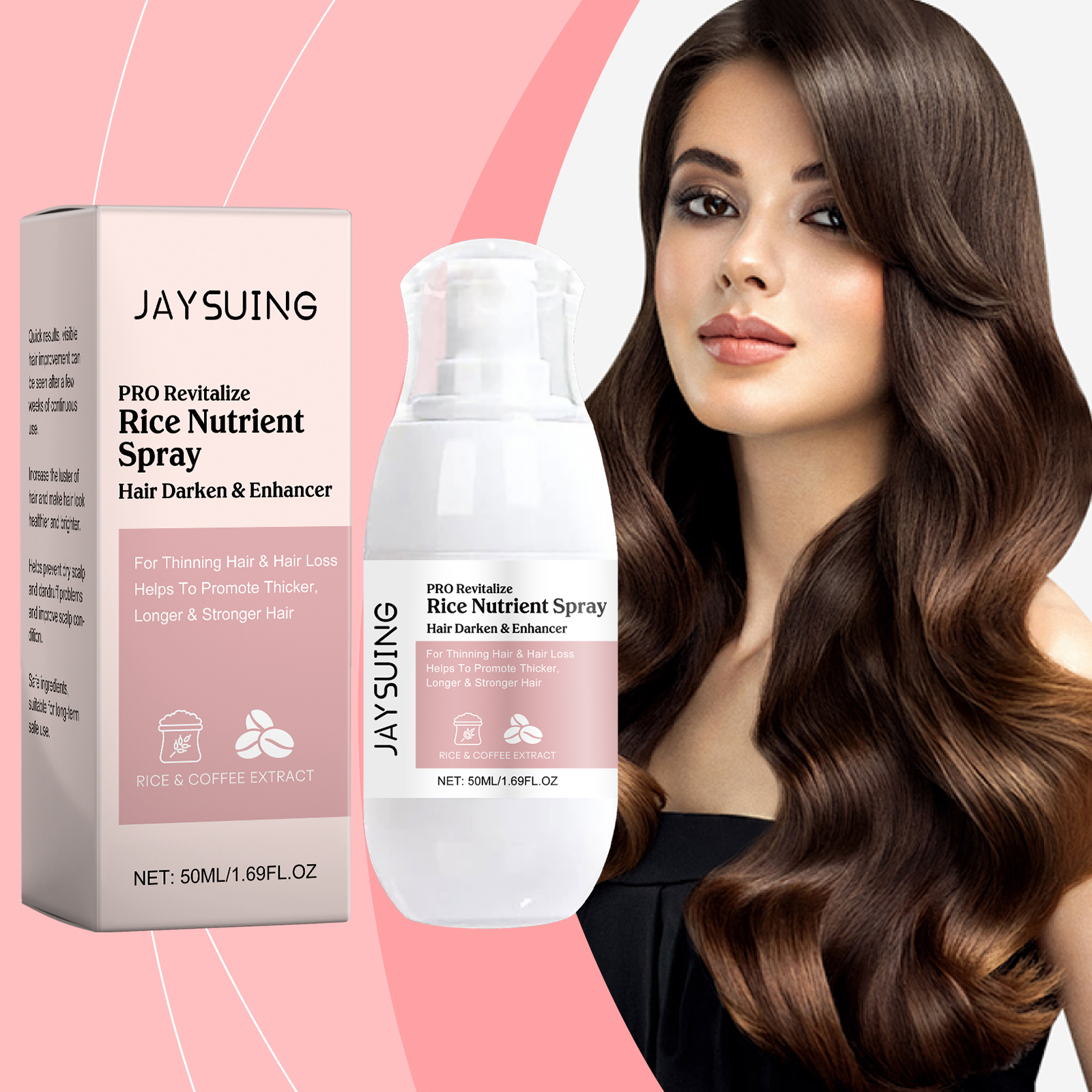 Jaysuing Hair Serums & Essences hair care smooth spray 50ml | Premium Hair Care - Image 2