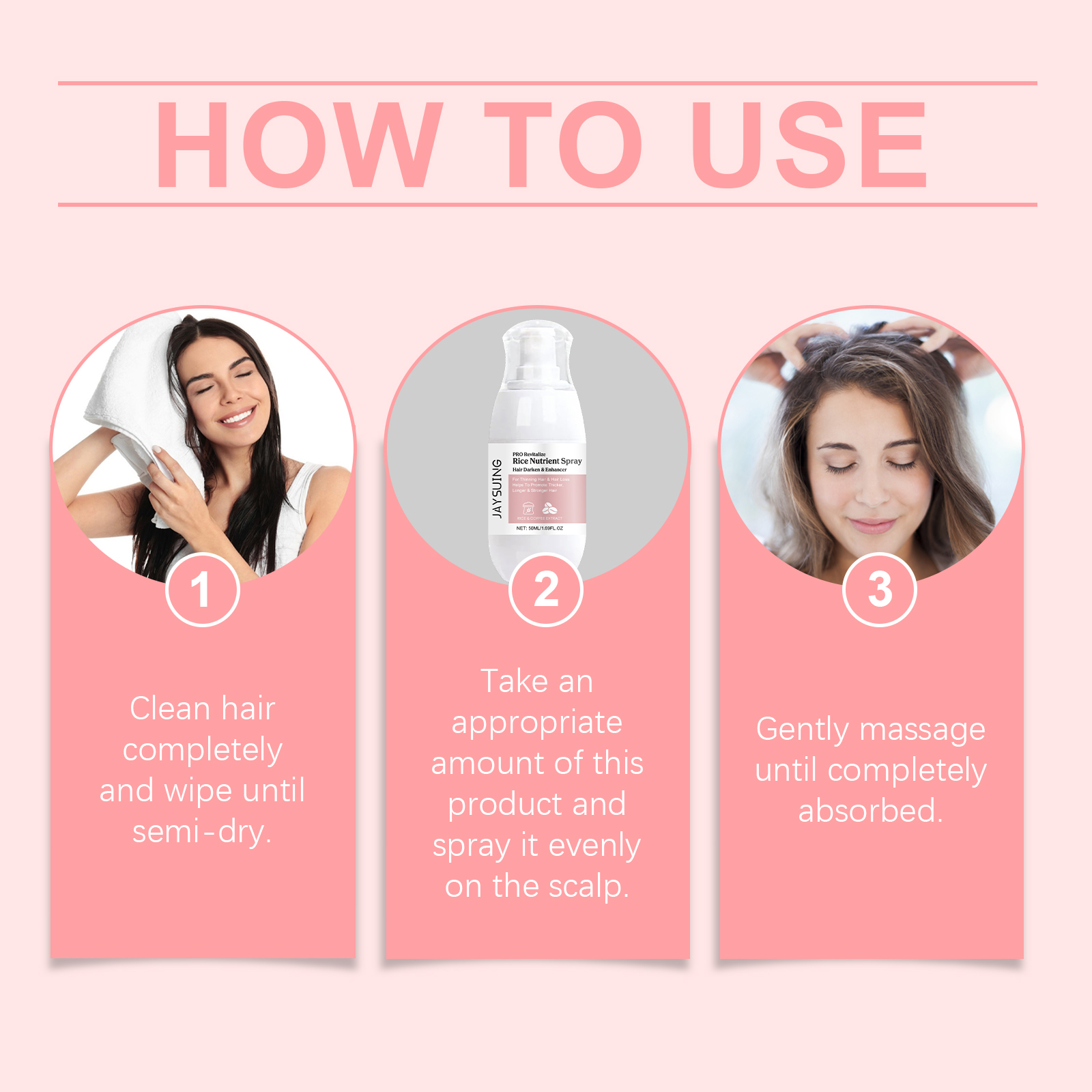 Jaysuing Hair Serums & Essences hair care smooth spray 50ml | Premium Hair Care - Image 6