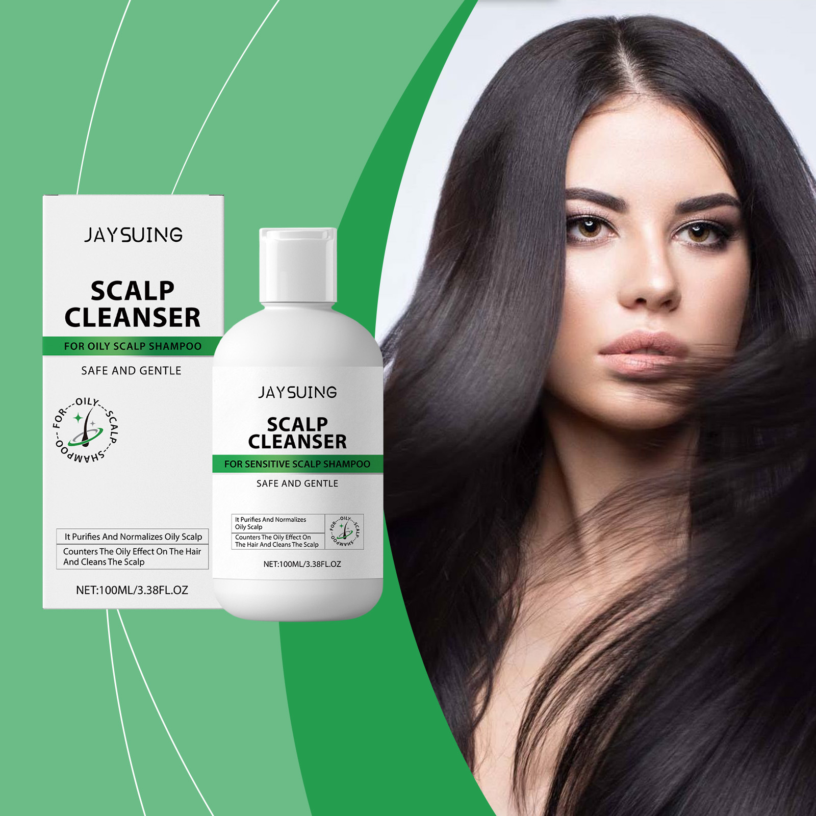 Jaysuing Shampoo shampoo hydrating oil control 100ml | Premium Hair Care - Image 2