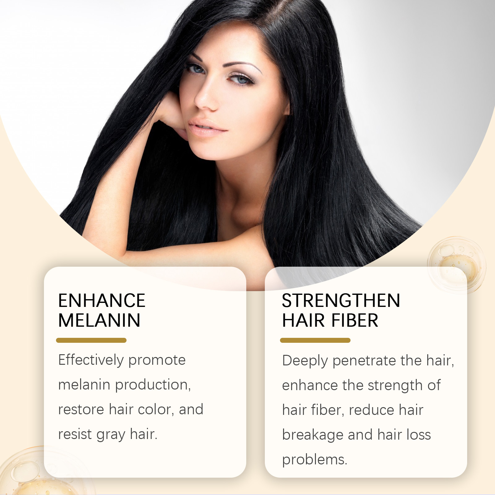 OUHOE Hair Serums & Essences hair treatment smooth hydrating 30ml/盒 | Premium Hair Care - Image 3