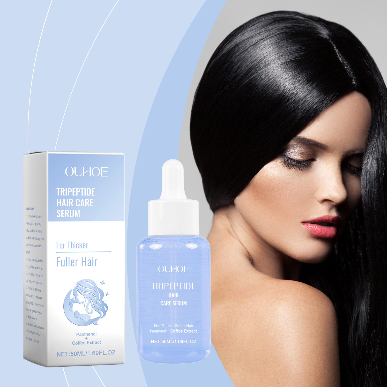 OUHOE Hair Serums & Essences hair treatment smooth essence 50ml | Premium Hair Care - Image 2