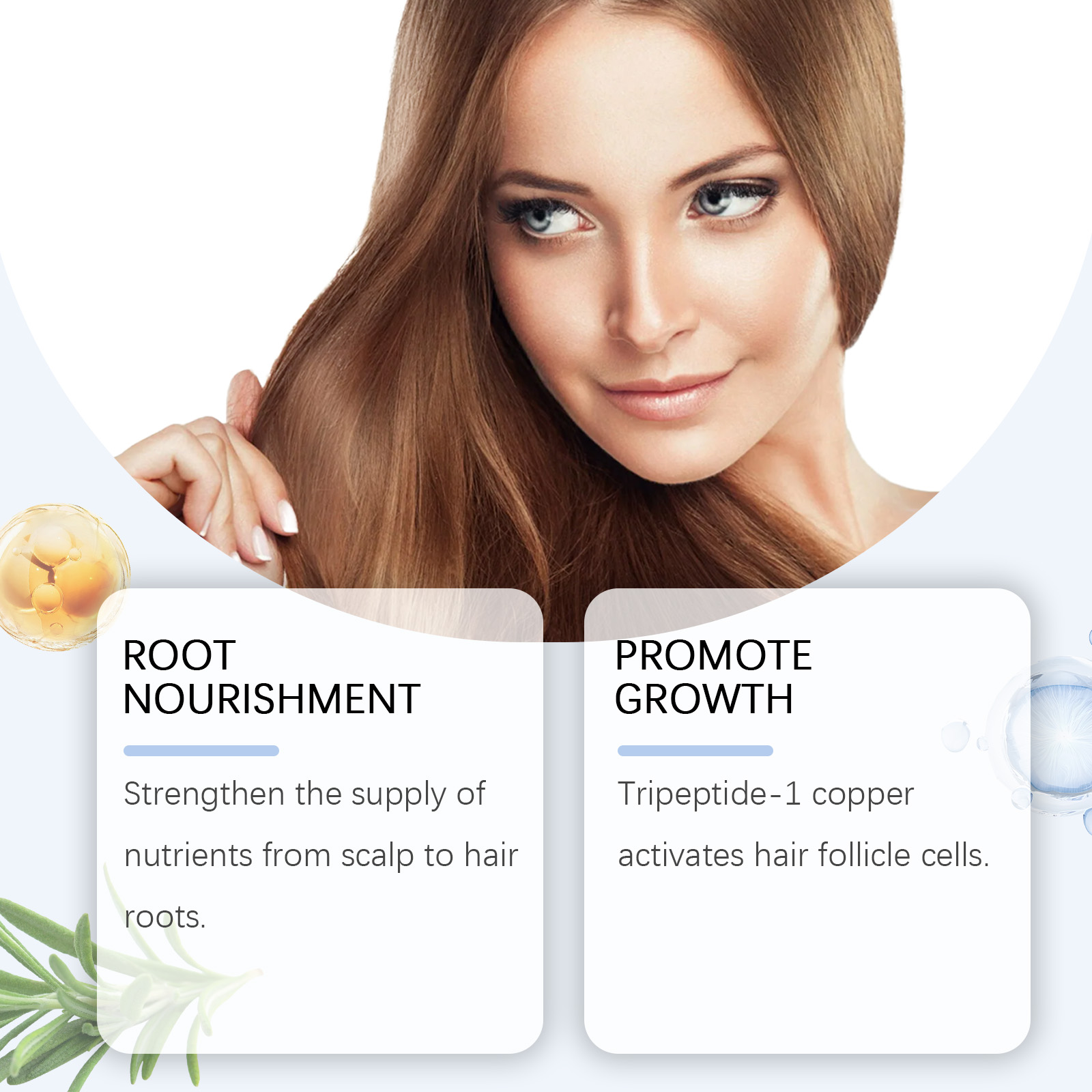 OUHOE Hair Serums & Essences hair treatment smooth essence 50ml | Premium Hair Care - Image 3