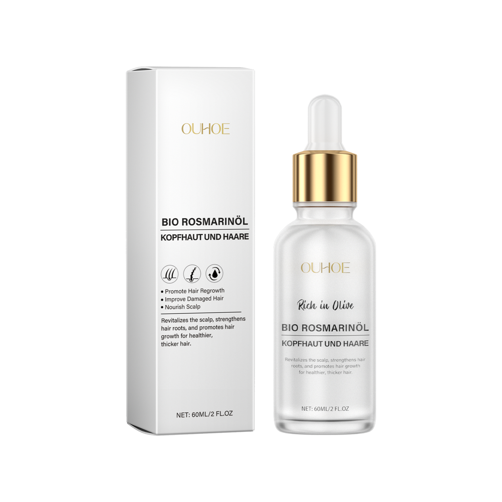 OUHOE Hair Oils & Treatments hair treatment moisturizing smooth 60ml | Premium Hair Care